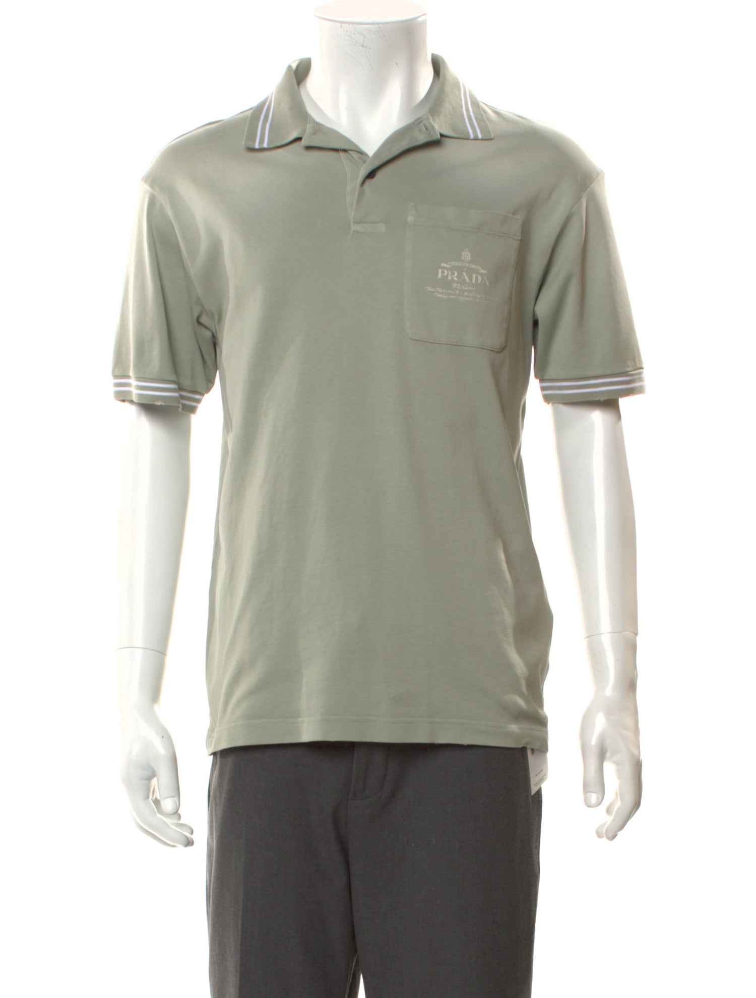 Prada 2024 Signature Logo Polo Shirt