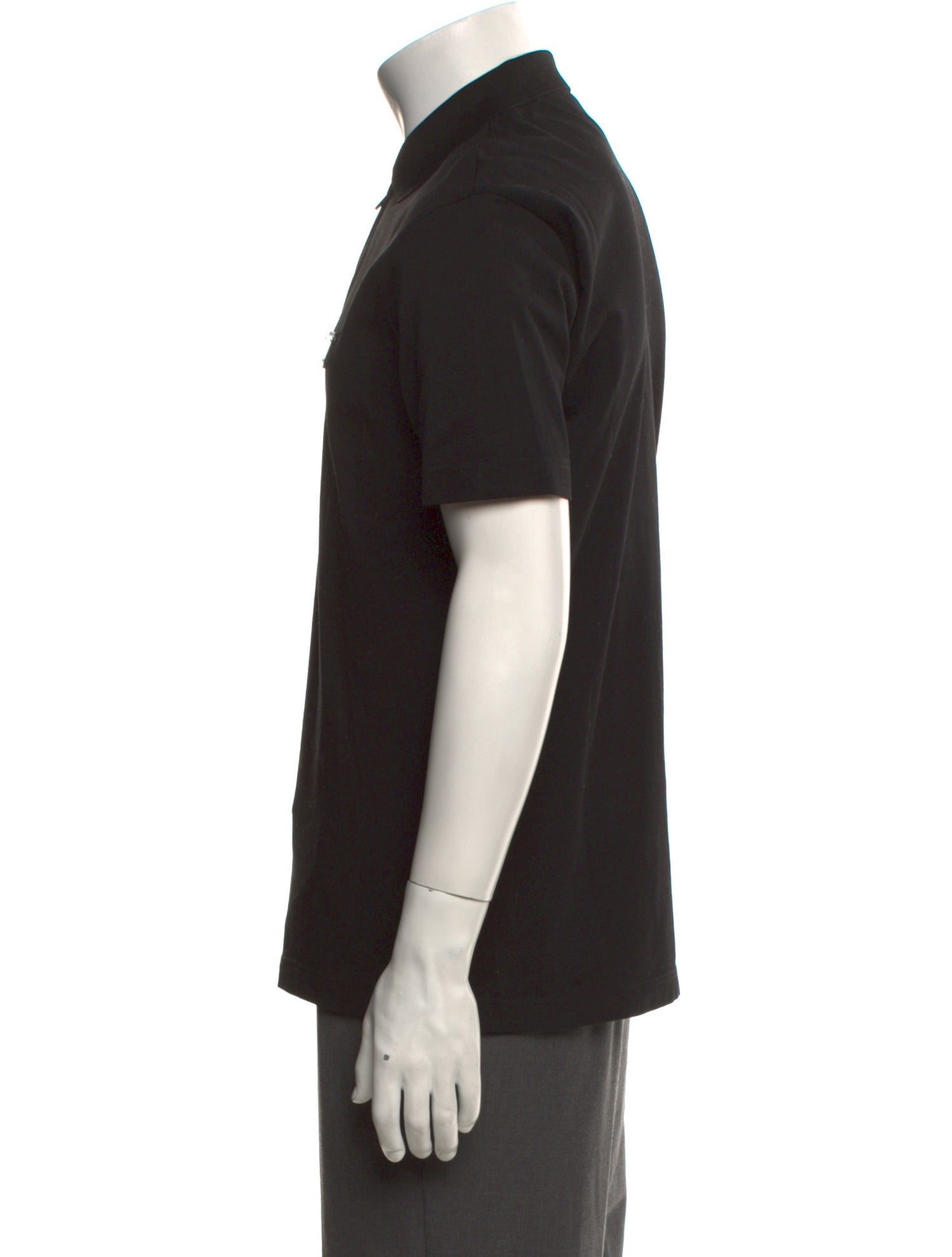 Prada 2024 Enameled Metal Triangle Polo Shirt