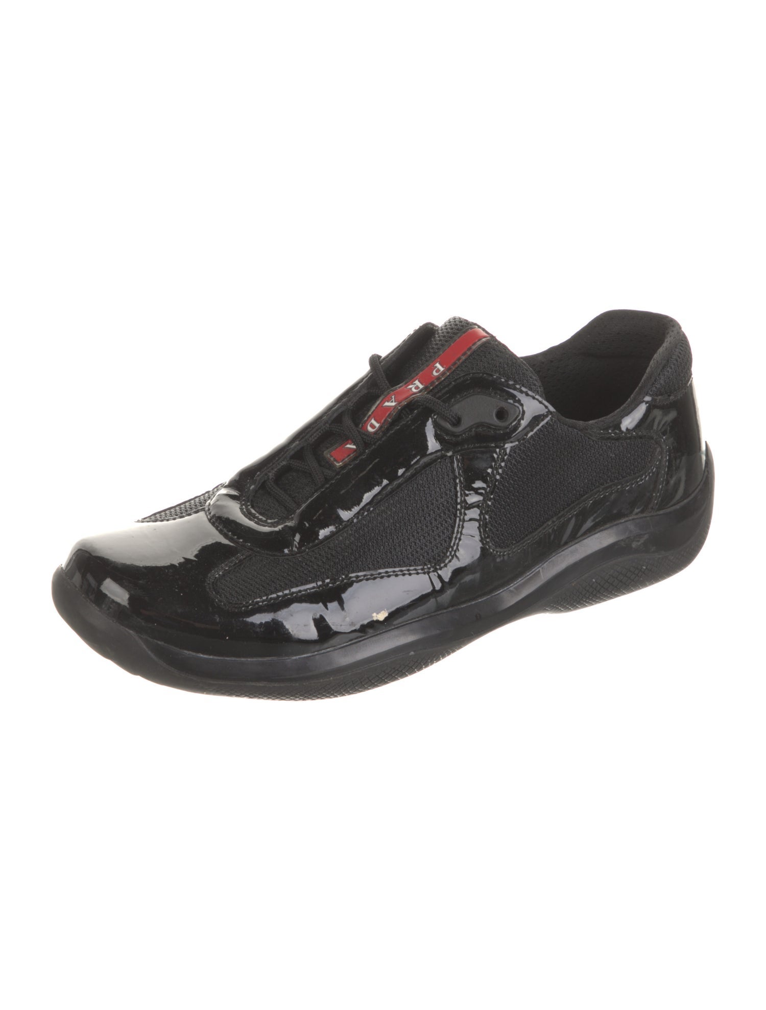 Prada Patent Leather Sneakers