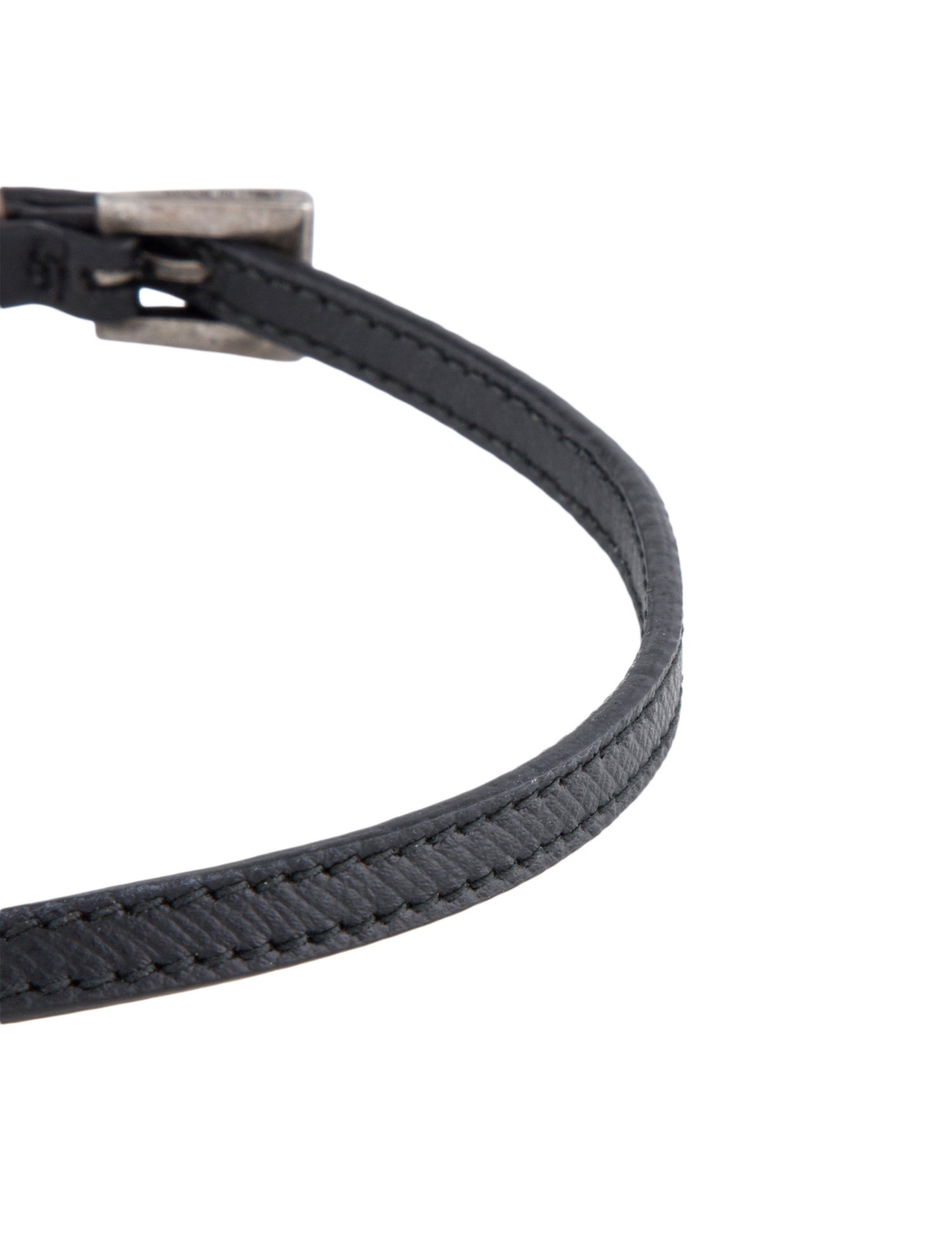 Prada Leather & Amethyst Monkey Choker Necklace