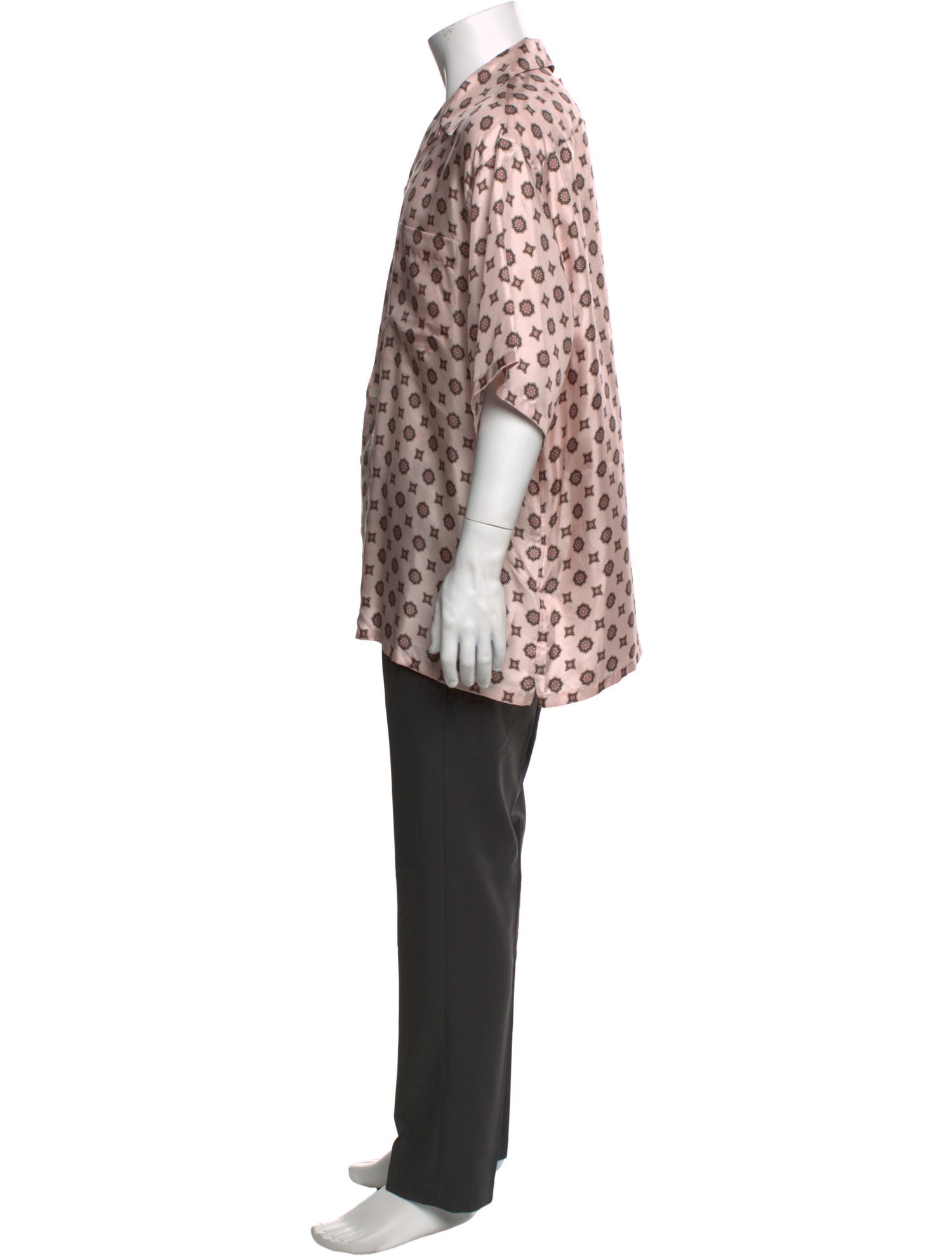 Prada 2024 Enameled Metal Triangle Shirt w/ Tags