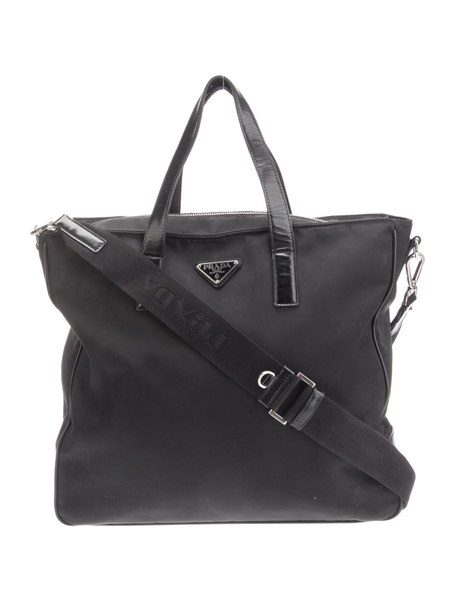 Prada Re-Nylon and Saffiano Leather Tote Bag
