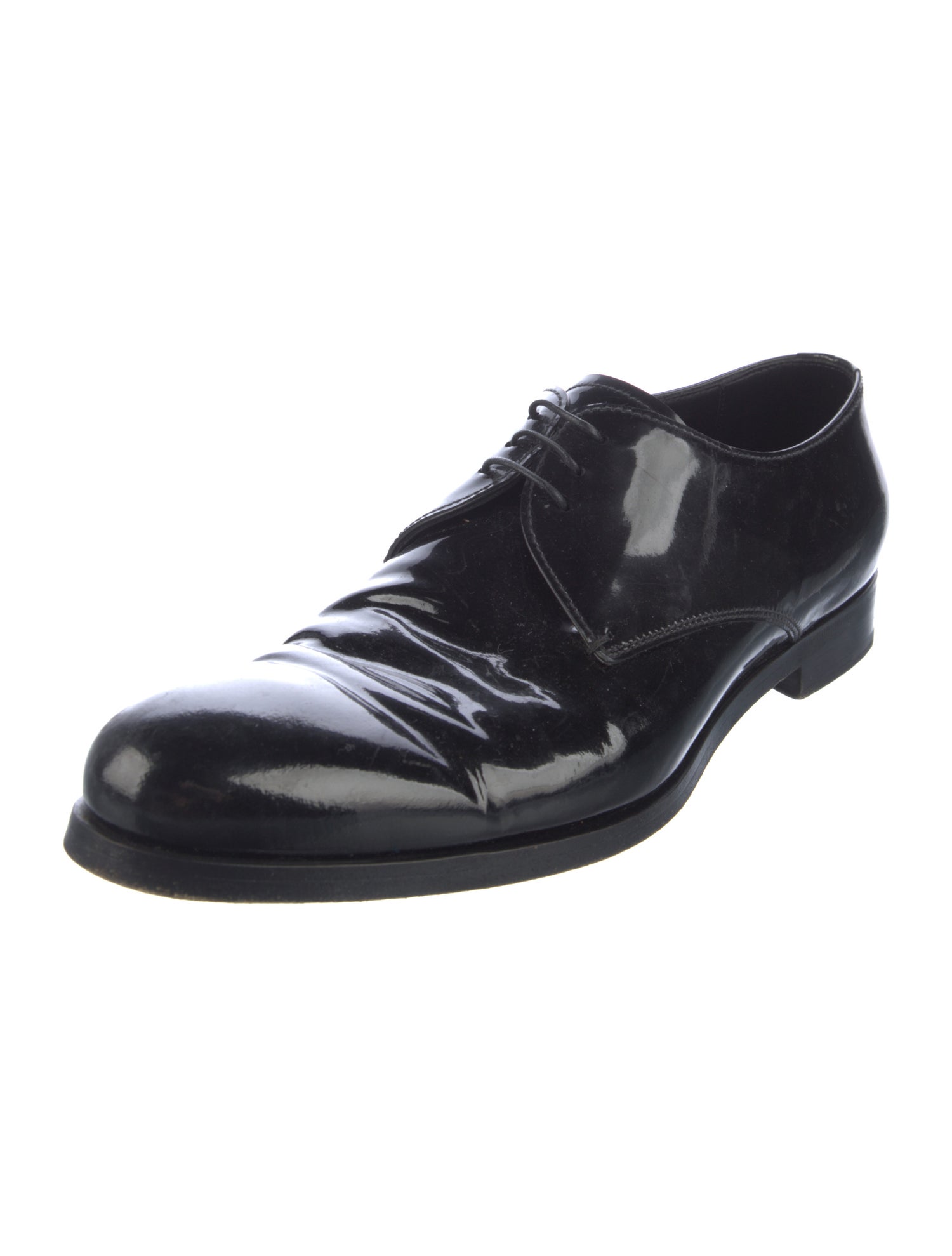 Prada Patent Leather Derby Shoes
