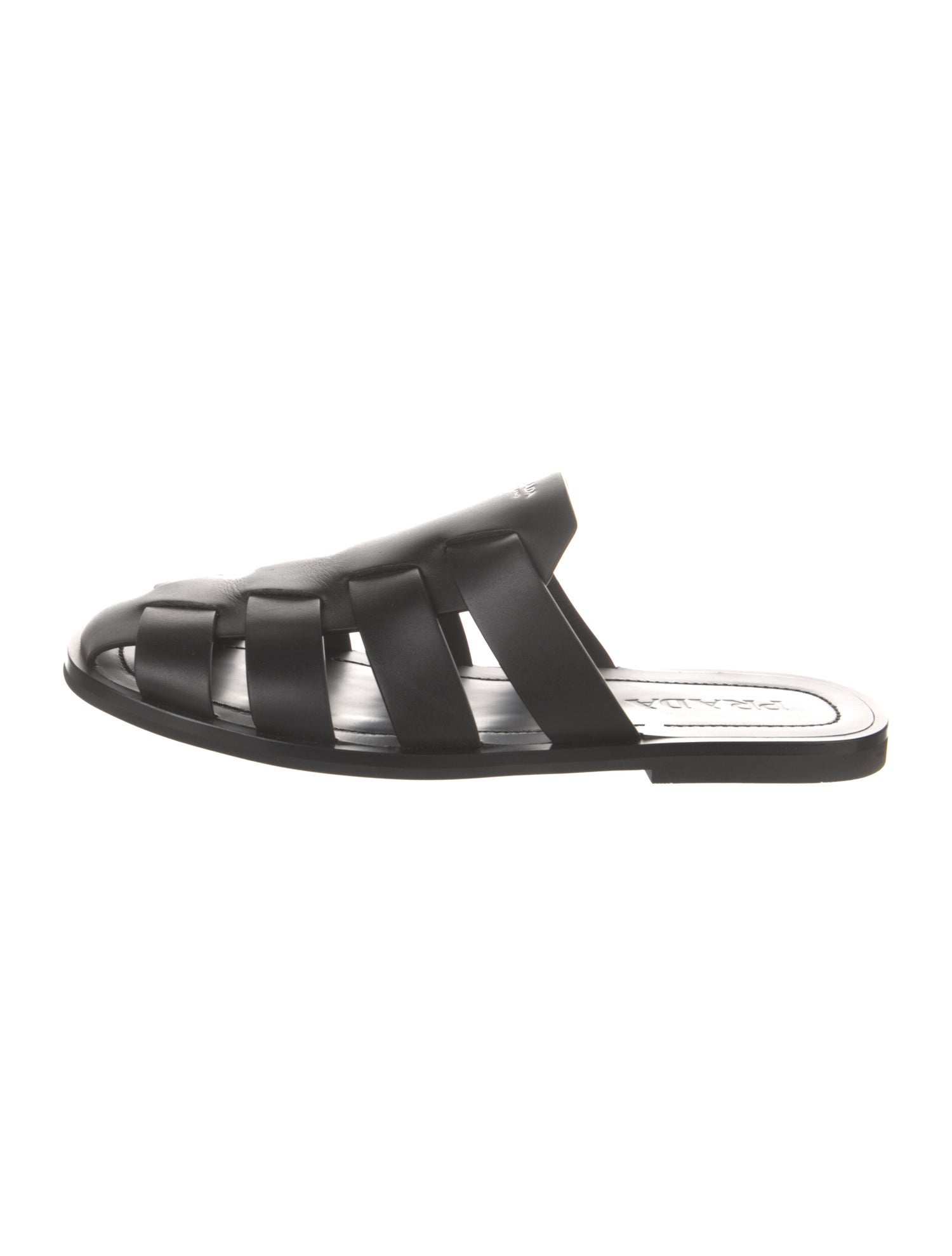 Prada Leather Slides