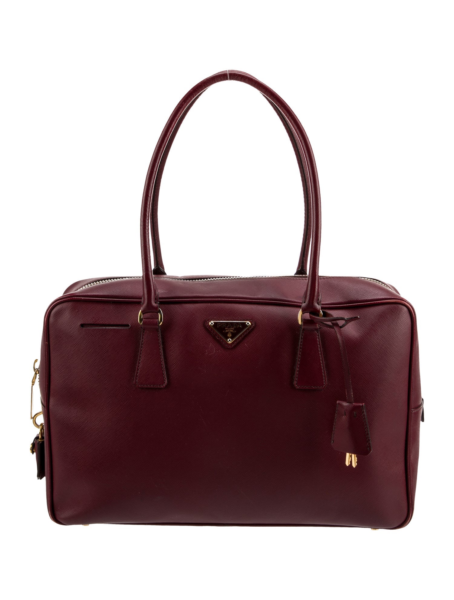 Prada Saffiano Leather Bauletto
