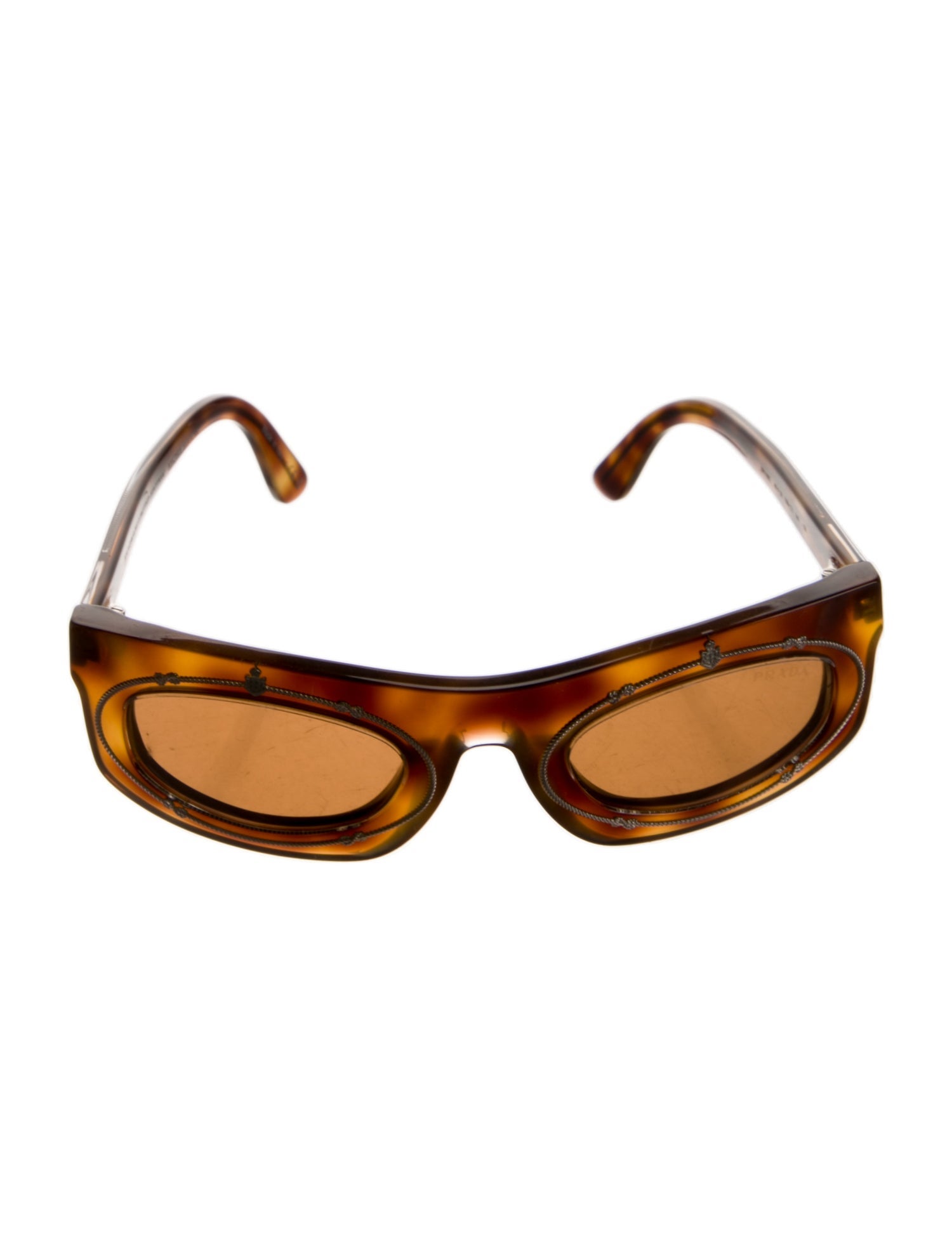 Prada Square Tinted Sunglasses