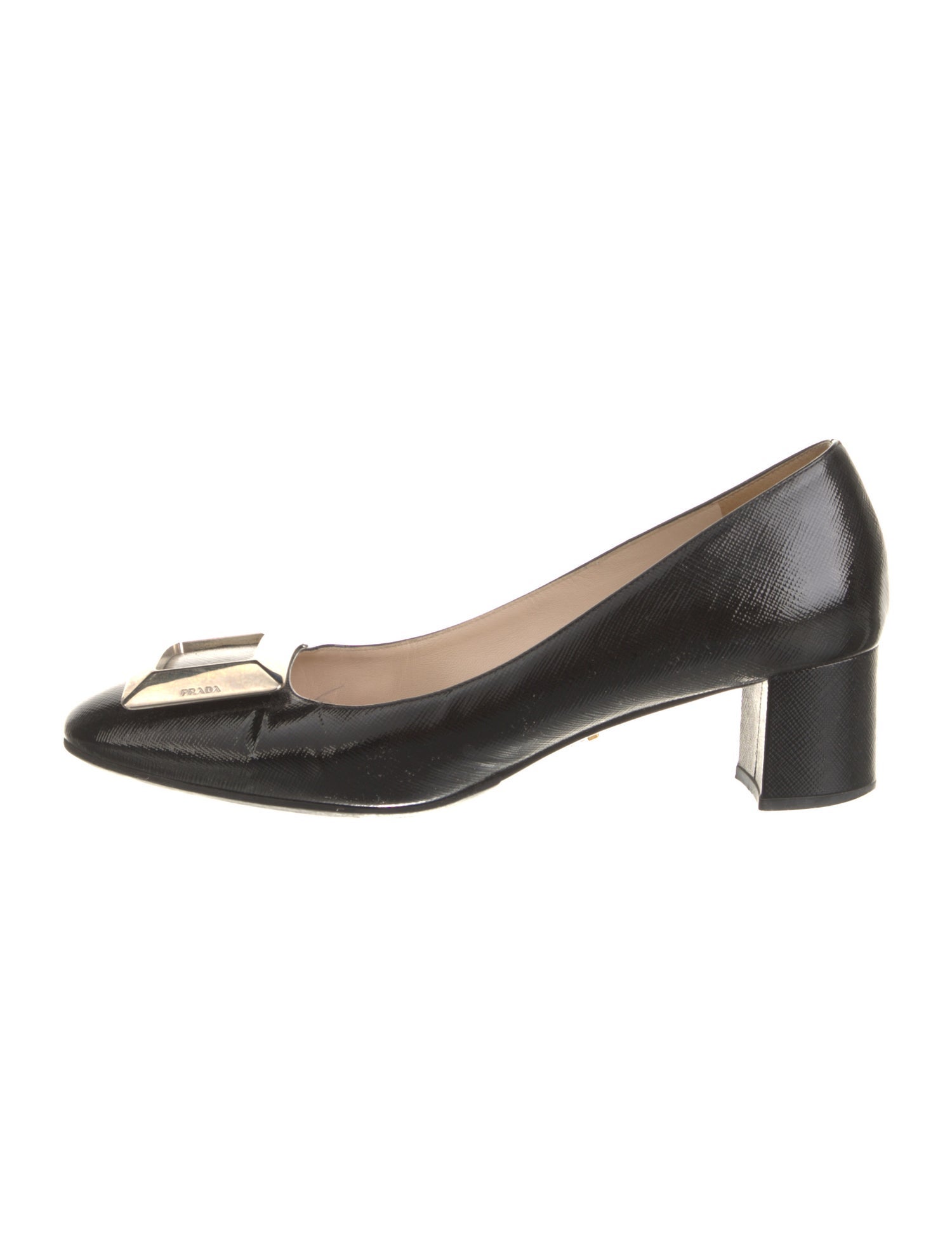 Saffiano Leather Pumps