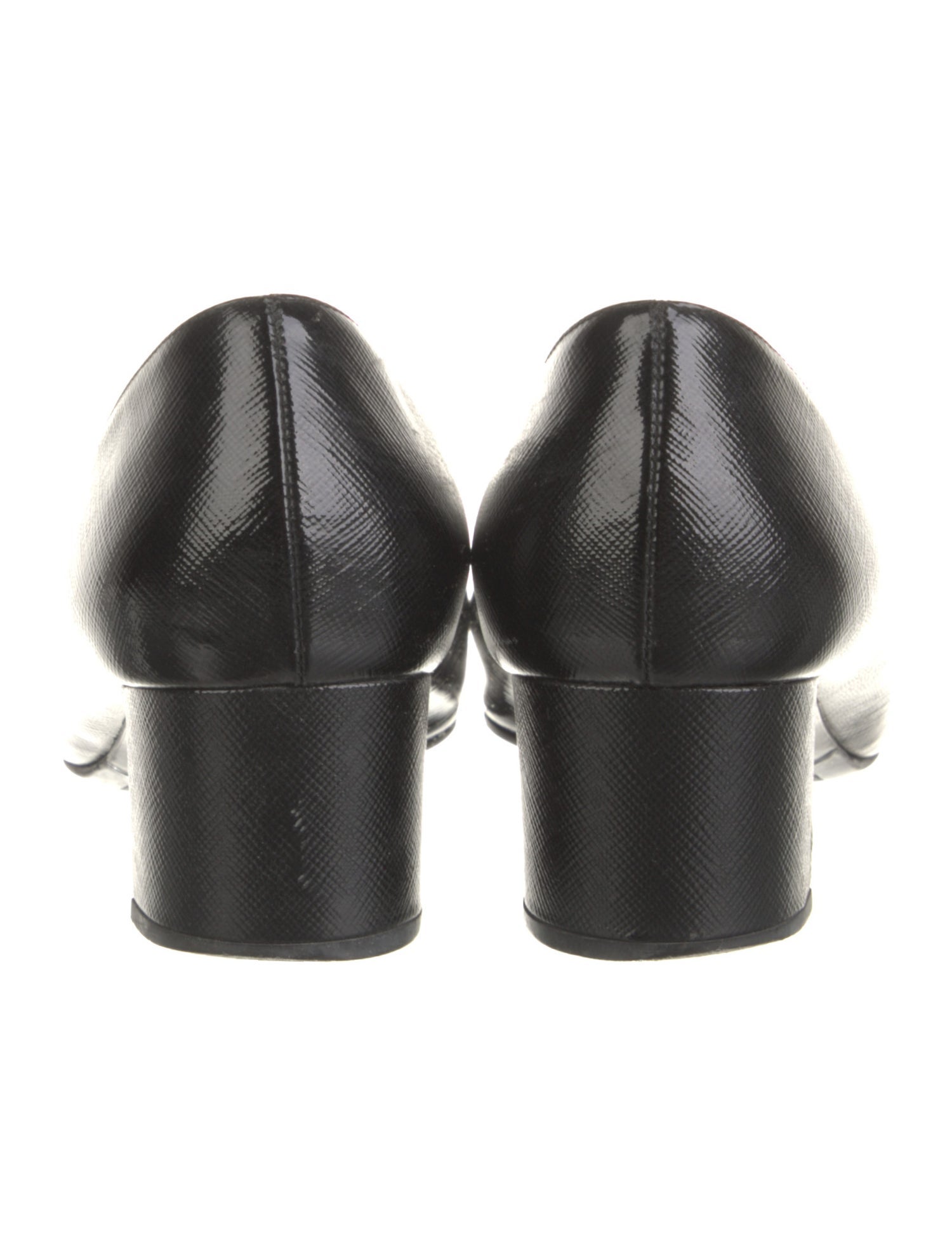 Saffiano Leather Pumps