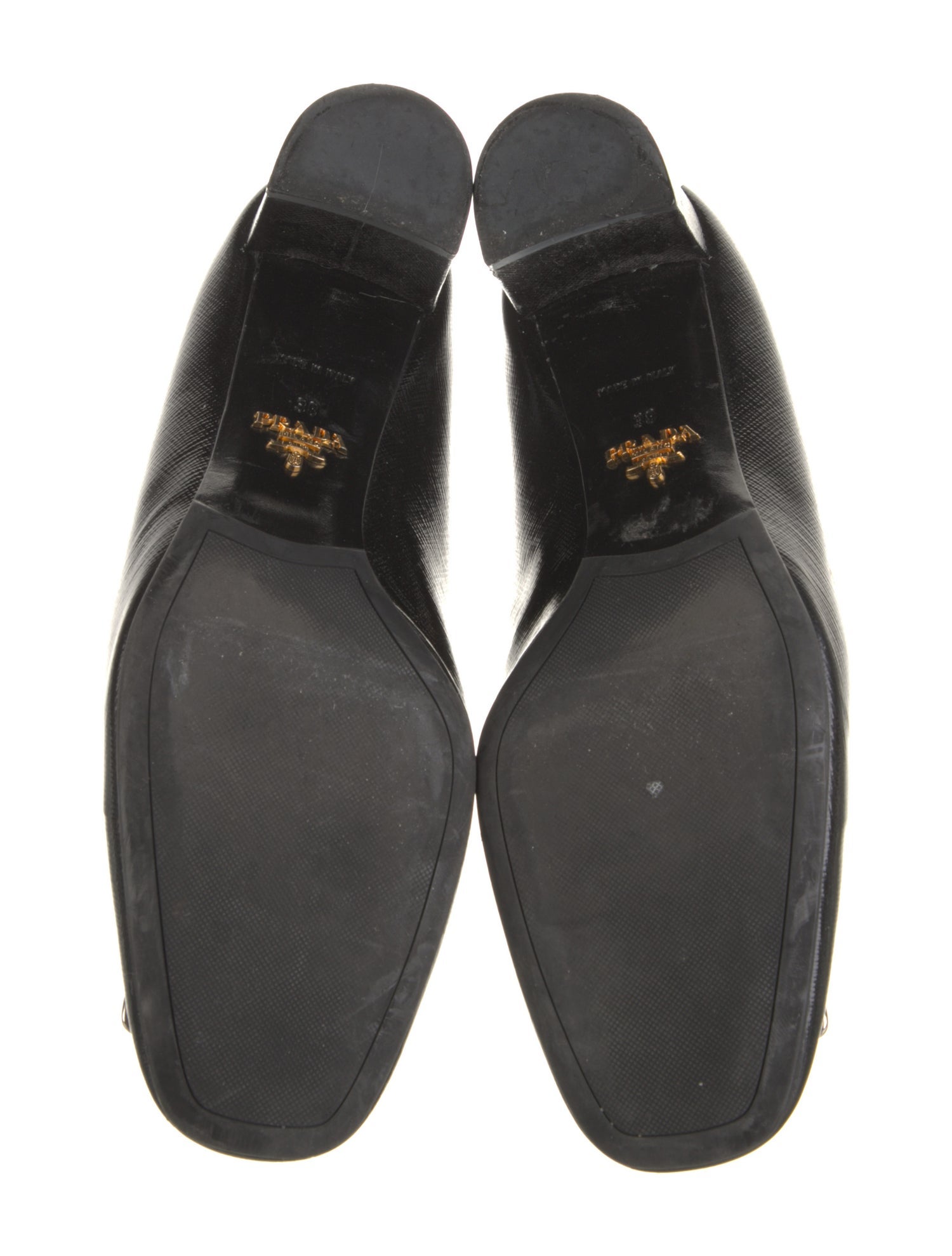 Saffiano Leather Pumps