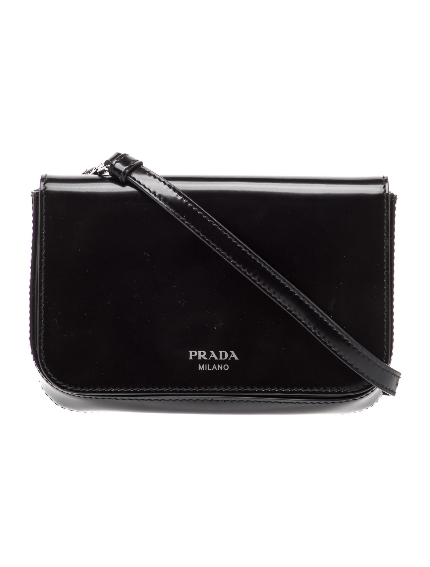 Prada Spazzolato Leather Crossbody Bag