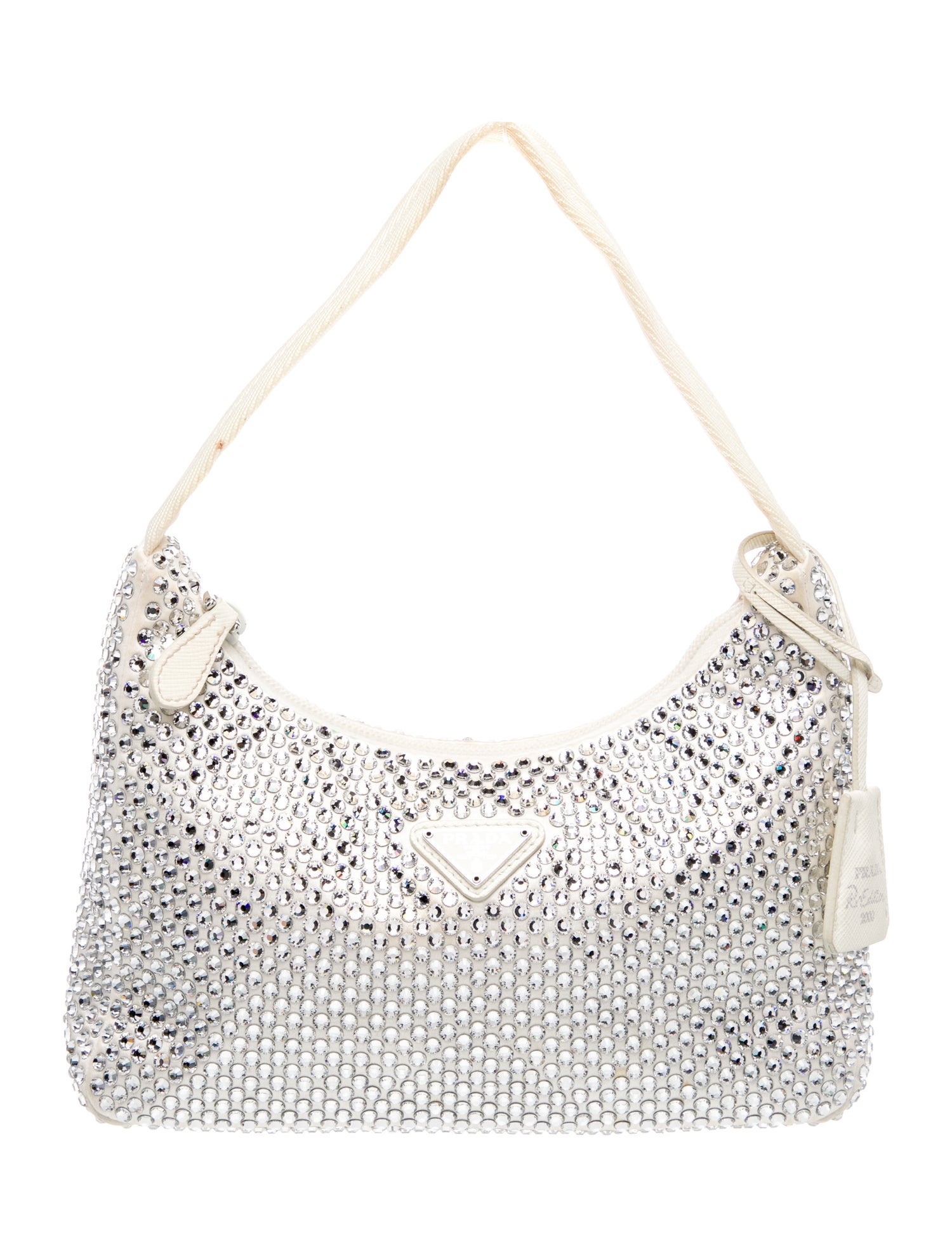 Prada Enameled Metal Triangle Re-Edition 2000