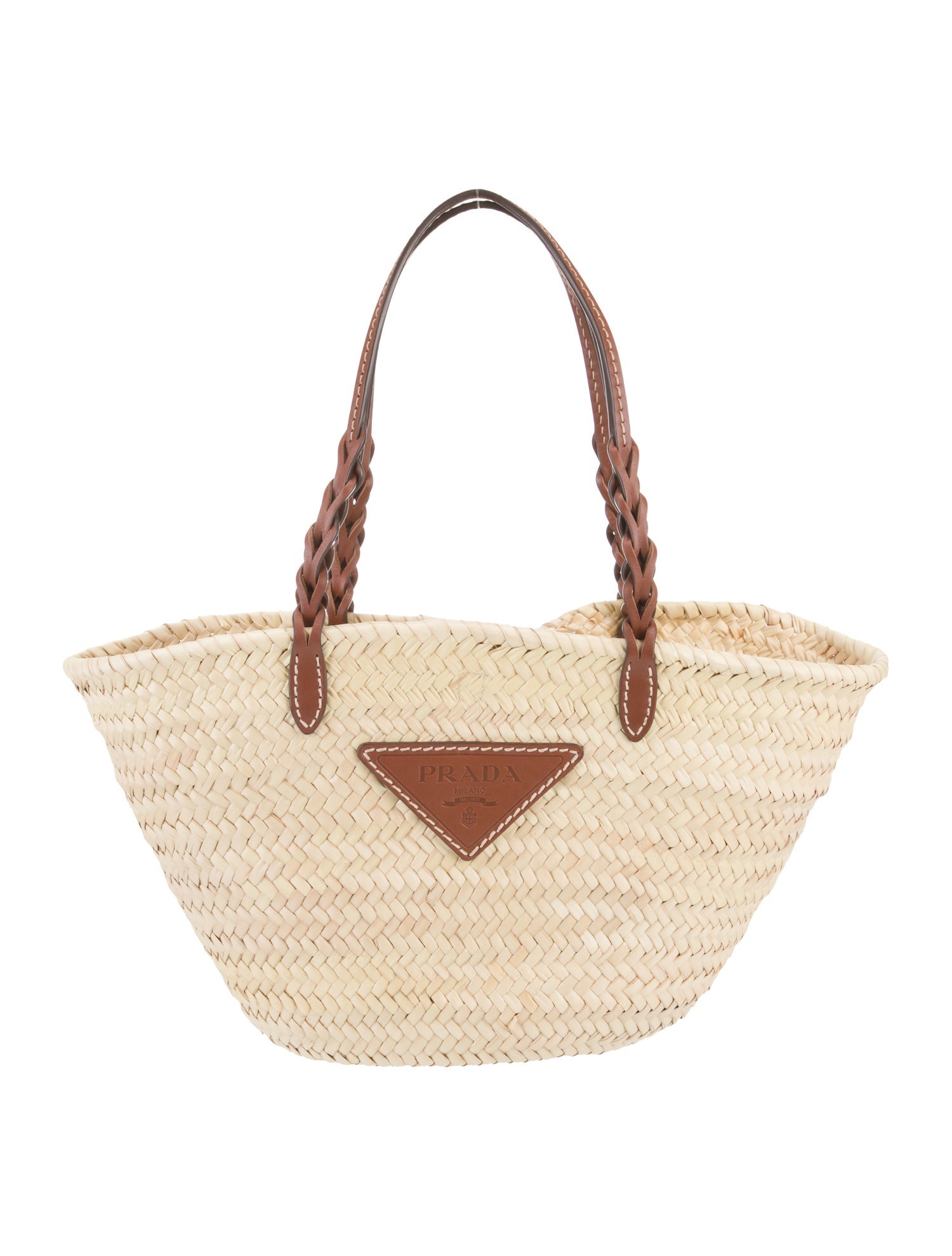 Prada Raffia Shoulder Bag