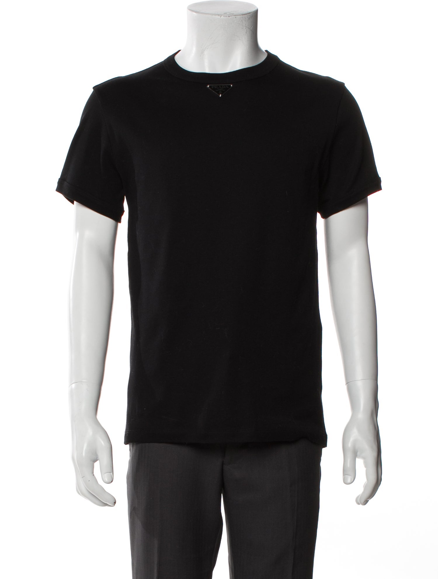 Prada 2023 Enameled Metal Triangle Henley