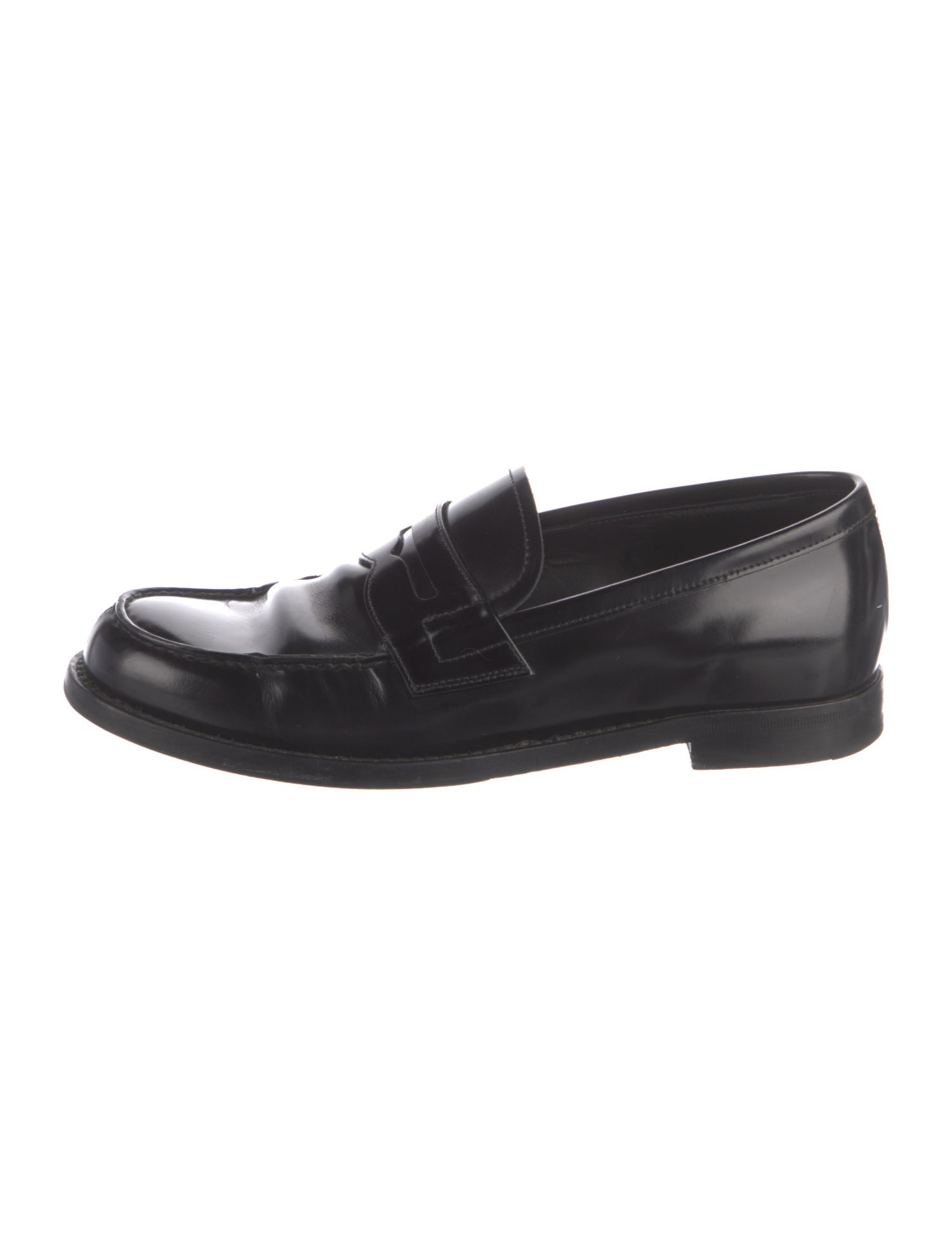 Prada Leather Dress Loafers
