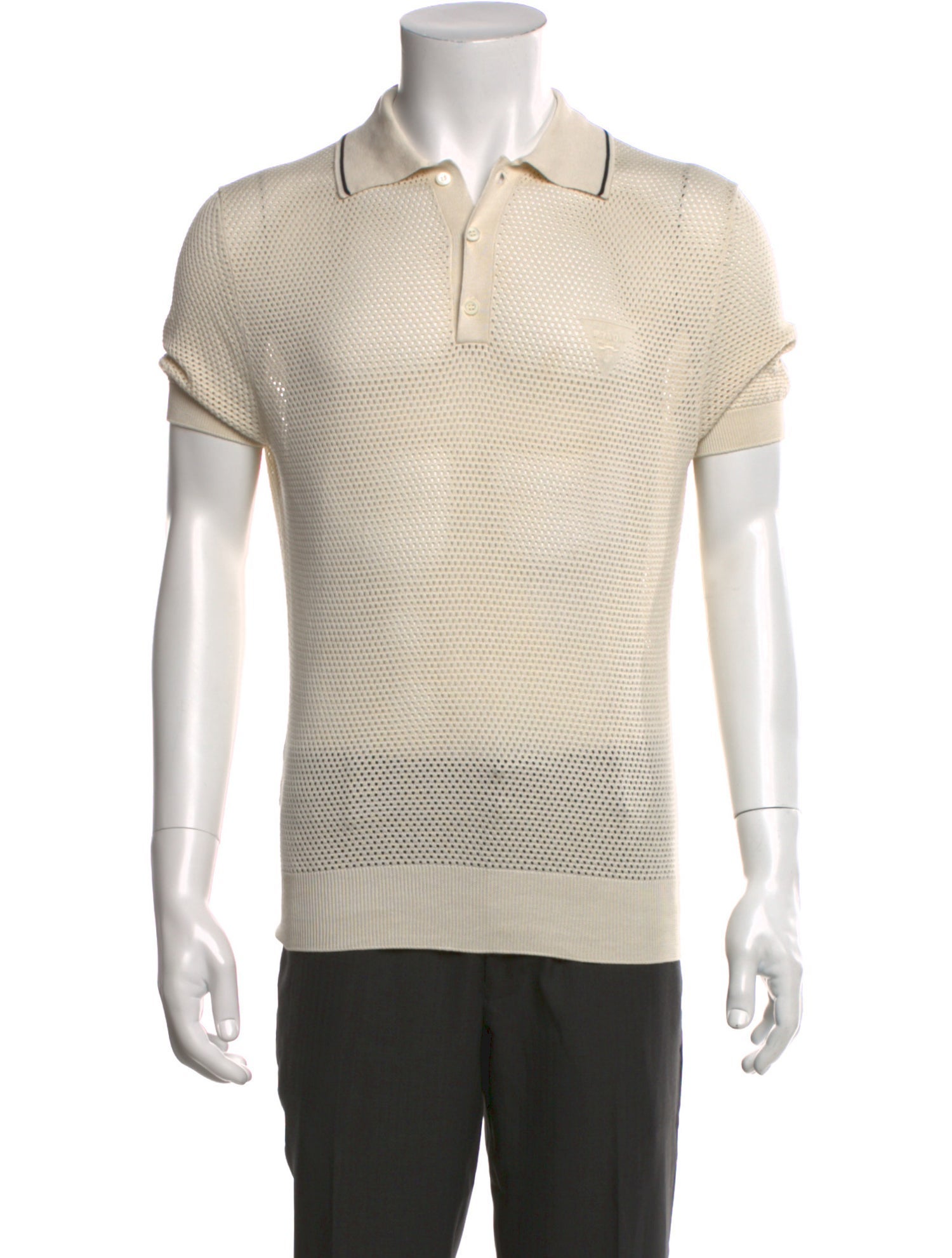 Prada 2025 Signature Logo Polo Shirt