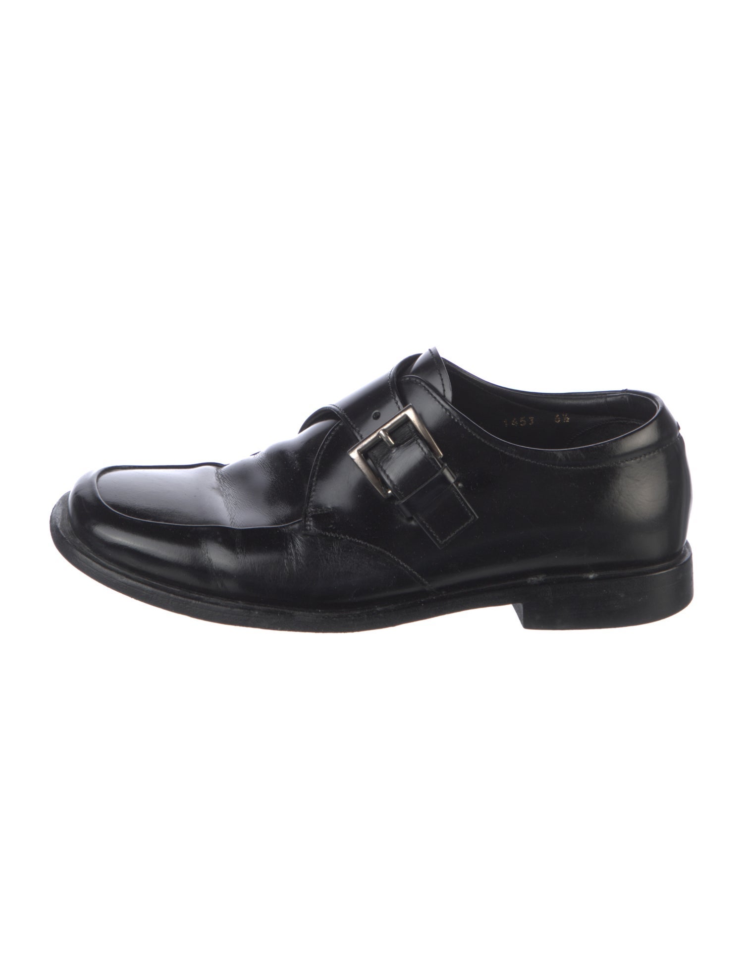 Prada Leather Monk Straps