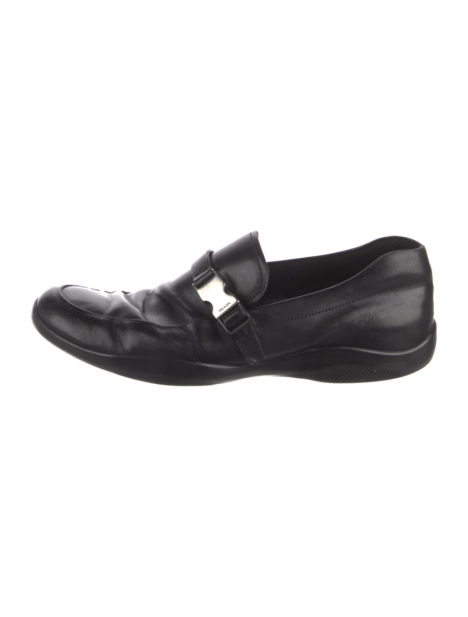 Prada Leather Dress Loafers
