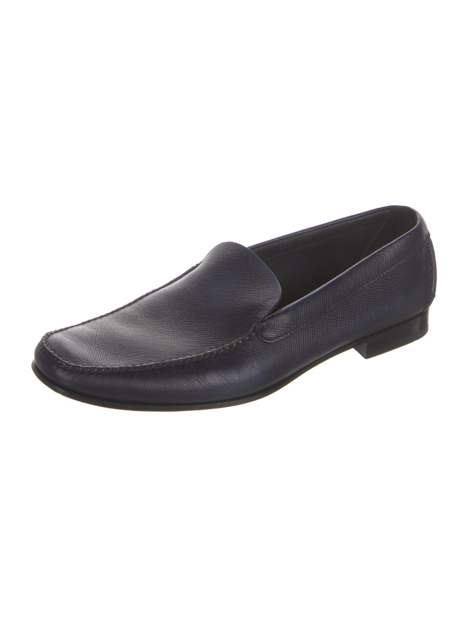 Prada Saffiano Leather Saffiano Leather Dress Loafers