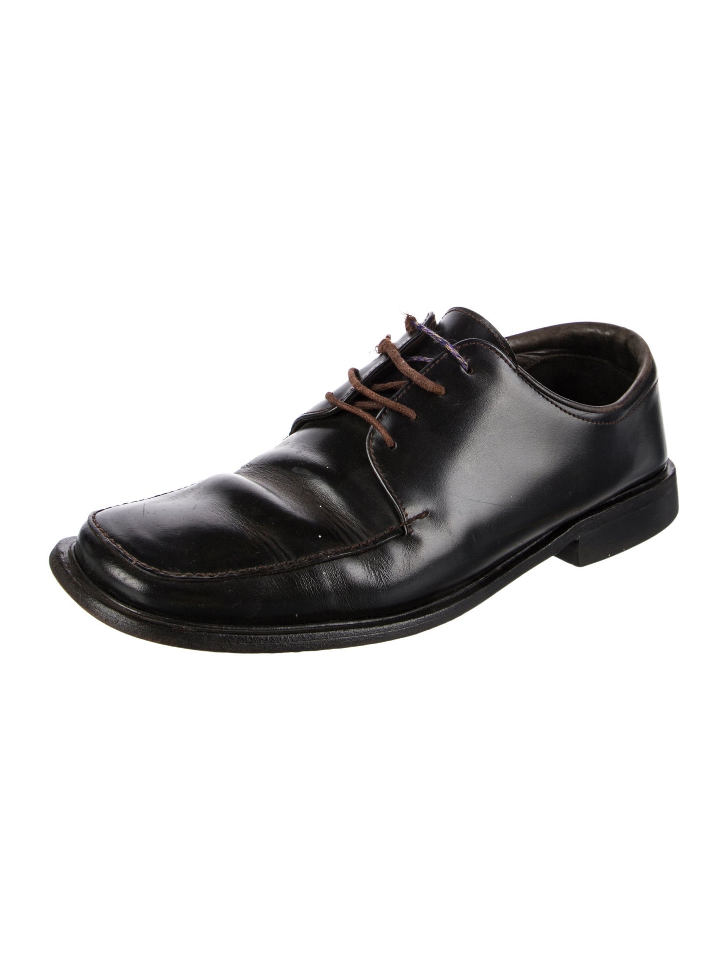 Prada Leather Derby Shoes