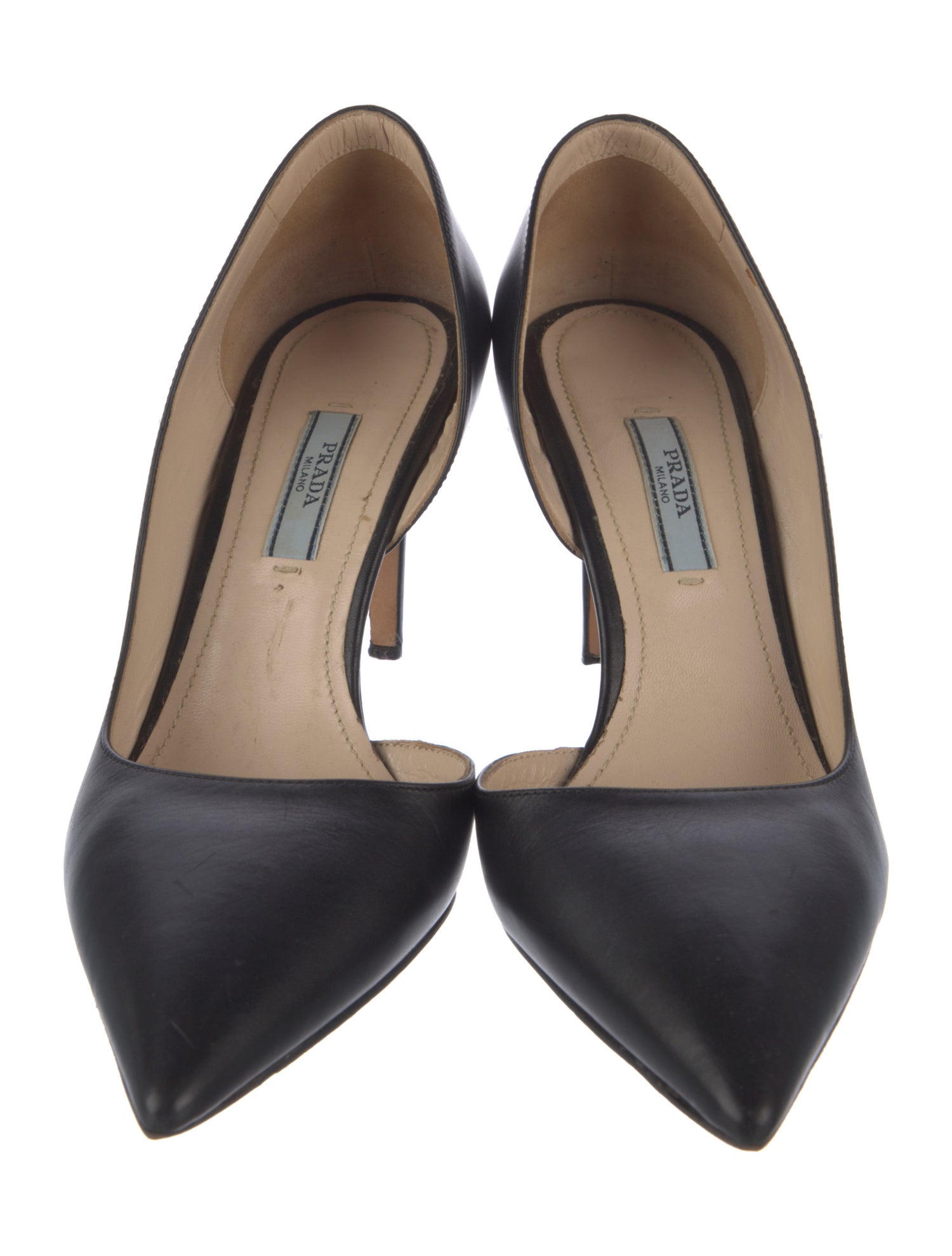 Leather D'Orsay Pumps