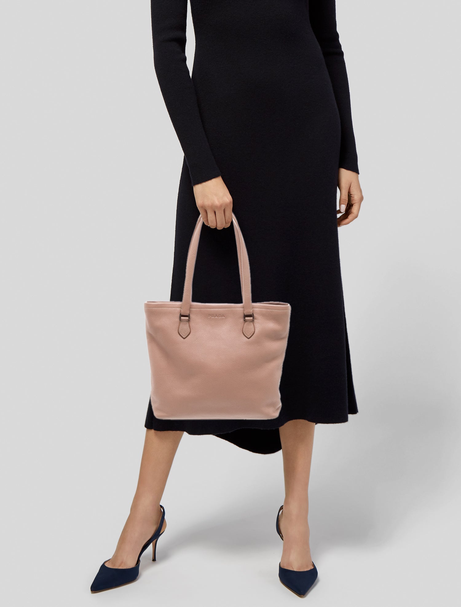 Prada Vitello Daino Leather Shoulder Bag Small
