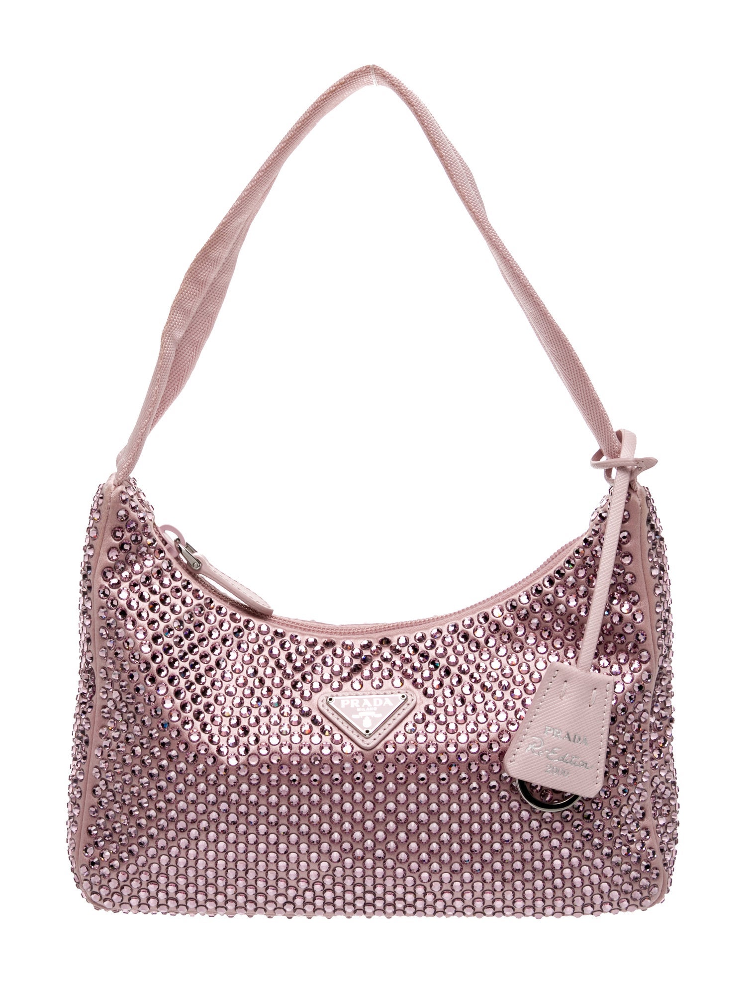 Prada Enameled Metal Triangle Re-Edition 2000