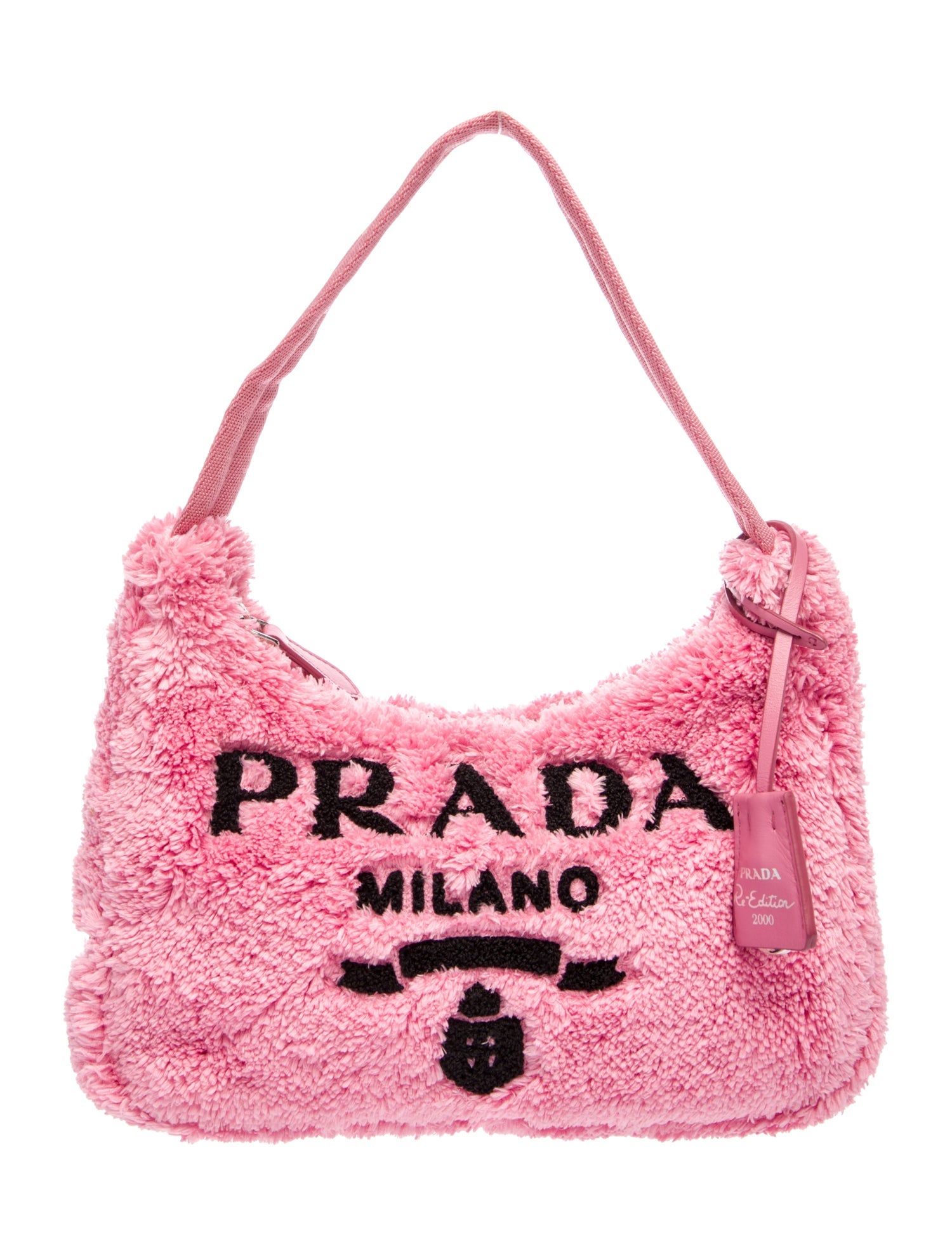 Prada Enameled Metal Triangle Re-Edition 2000