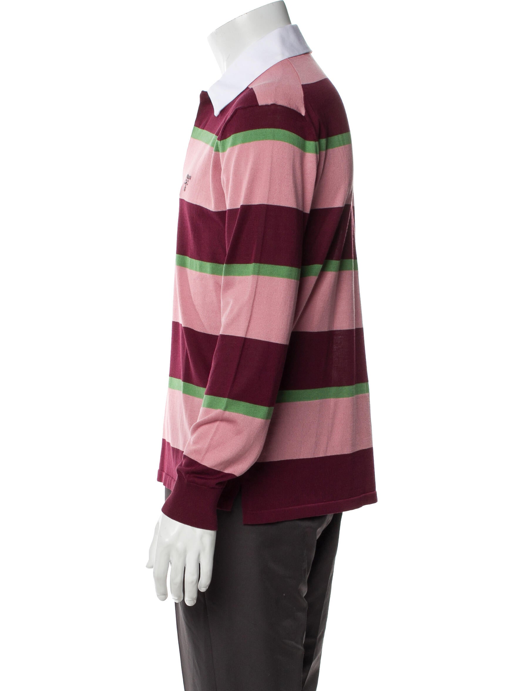 Prada 2025 Striped Polo Shirt w/ Tags