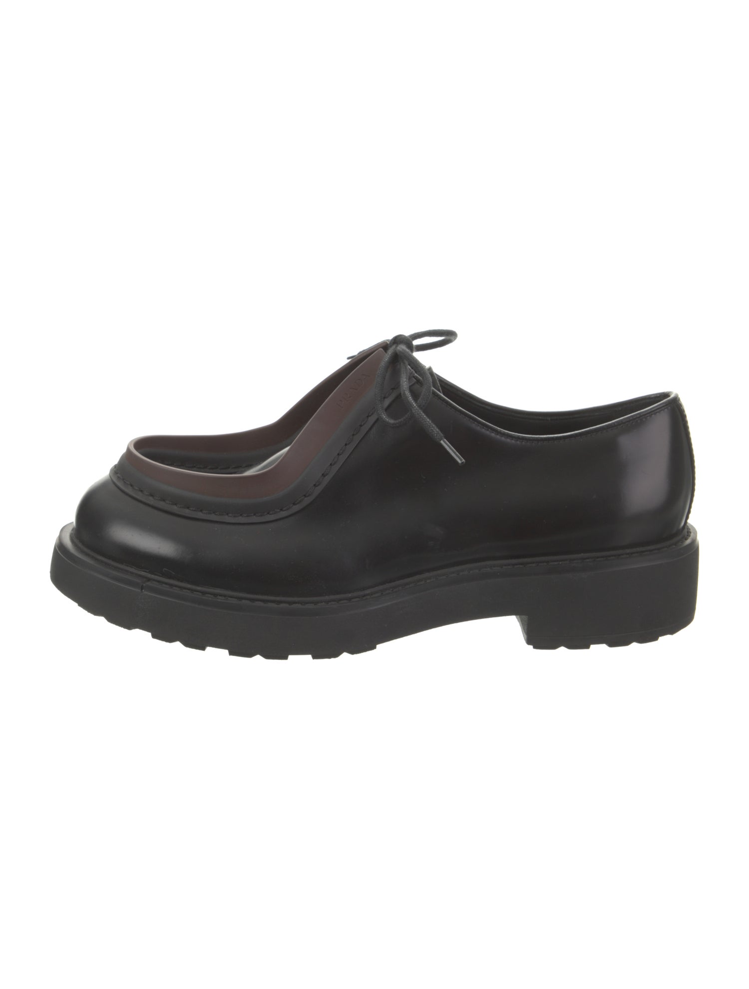 Prada Patent Leather Derby Shoes