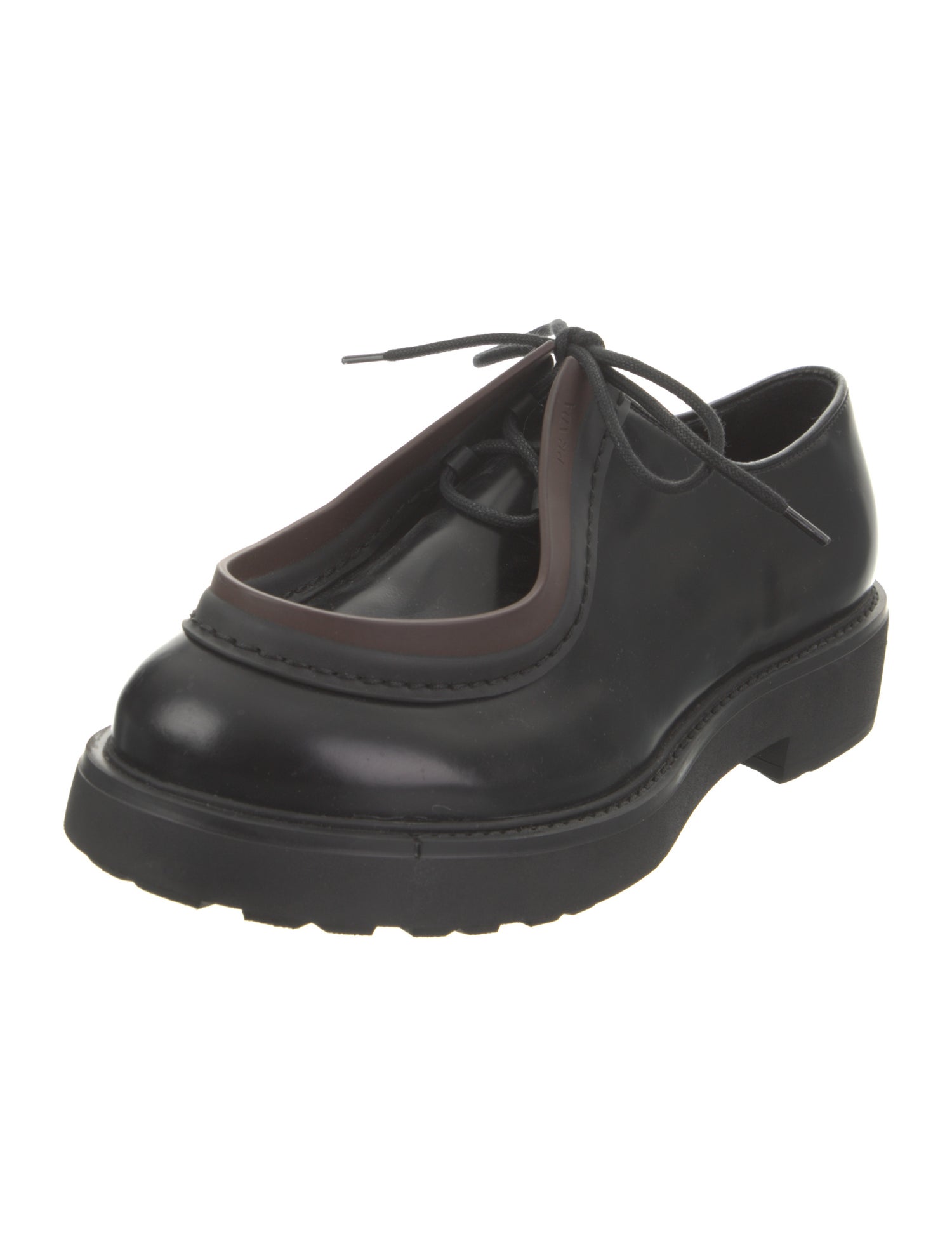Prada Patent Leather Derby Shoes