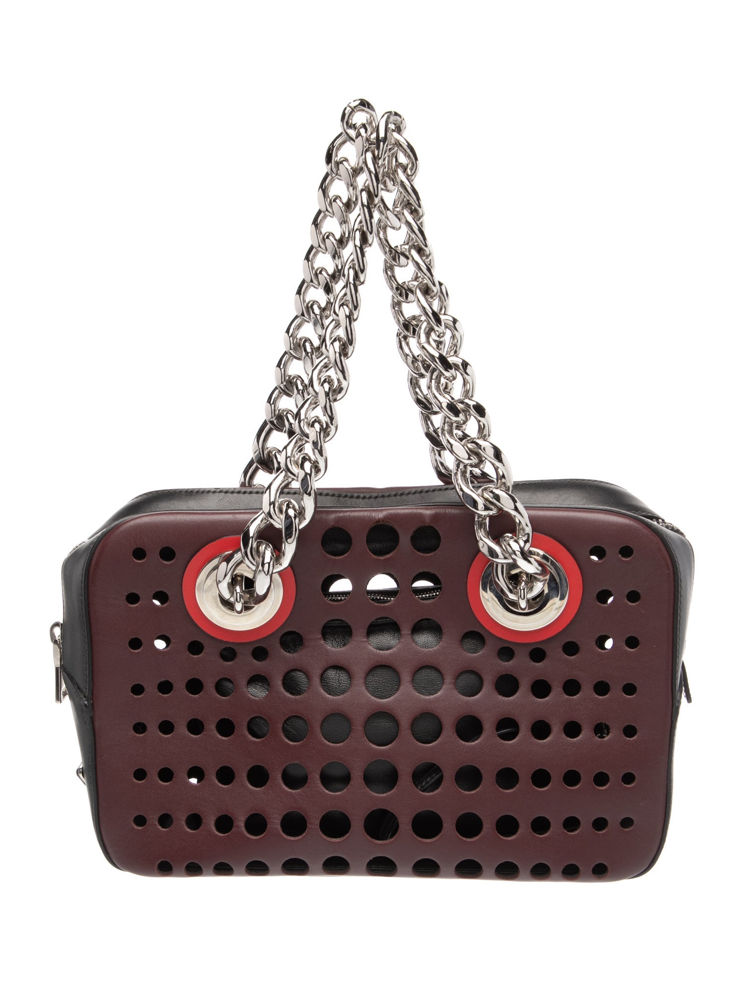 Prada City Calf Leather Shoulder Bag