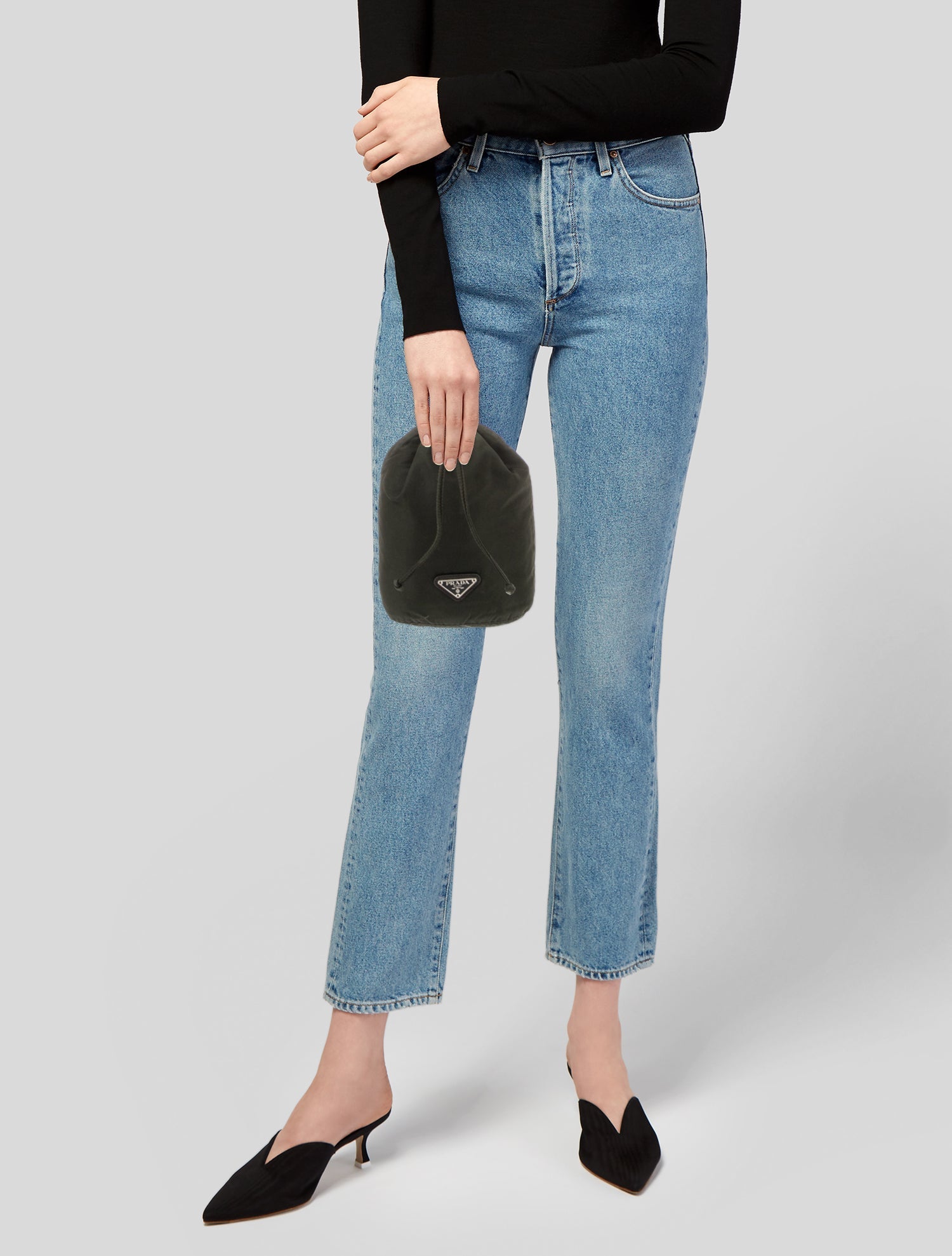 Prada Vela Nylon Crossbody Bag Vintage