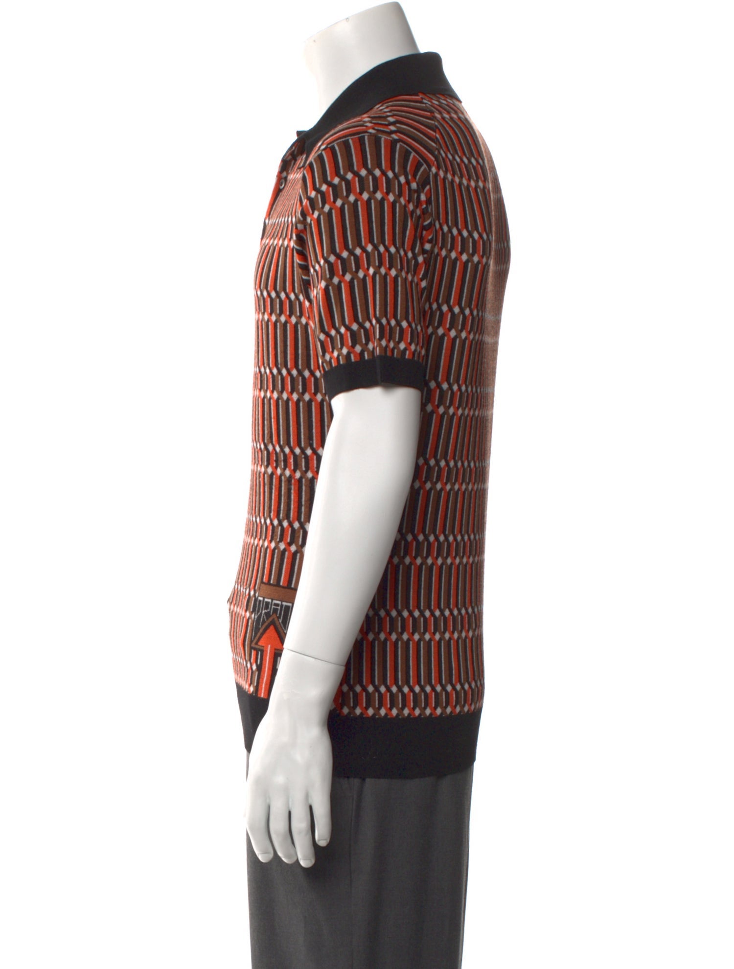 Prada 2019 Signature Logo Polo Shirt