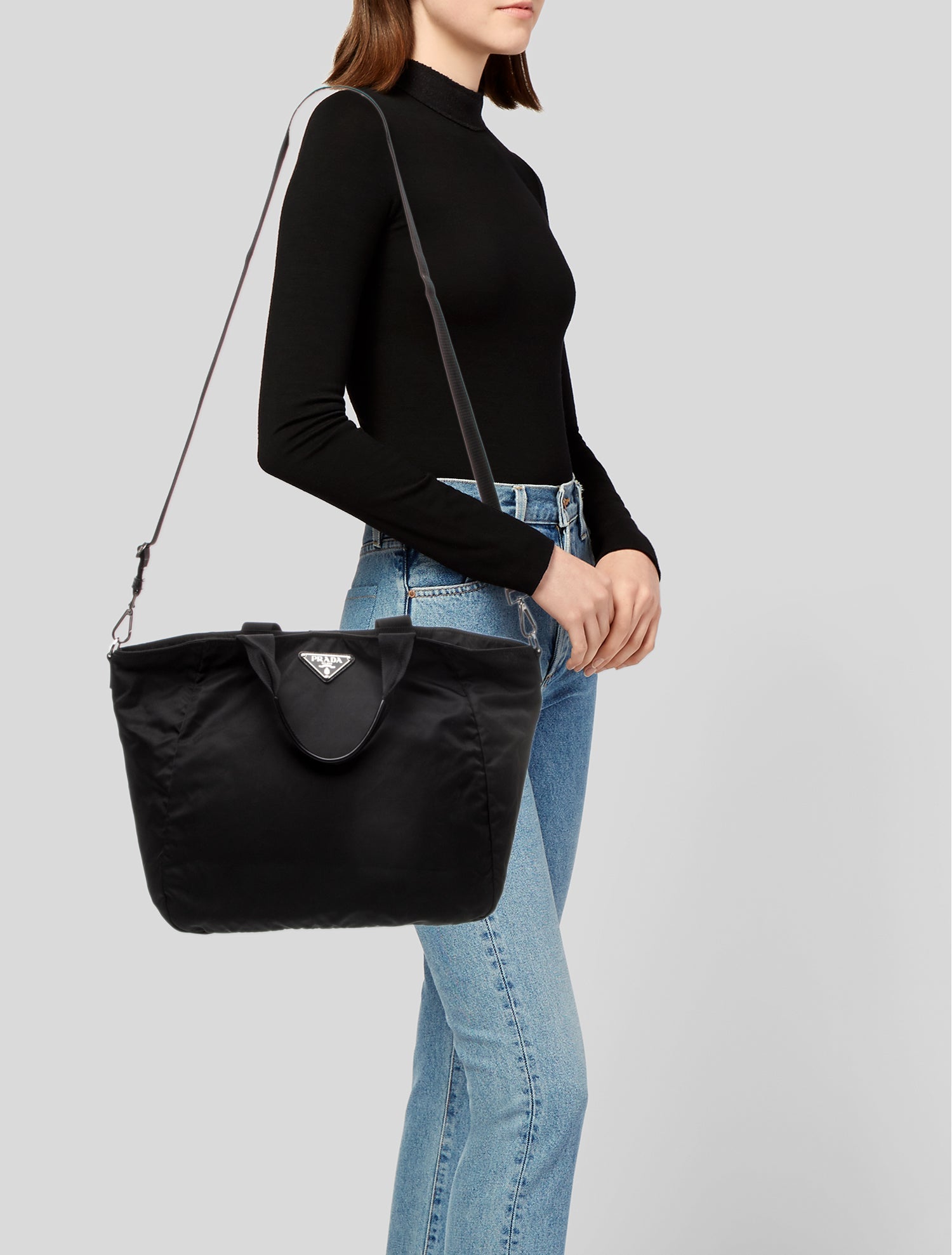 Prada Tessuto Nylon Messenger Bag