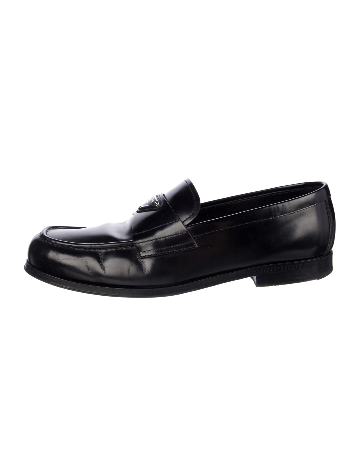 Prada Leather Dress Loafers