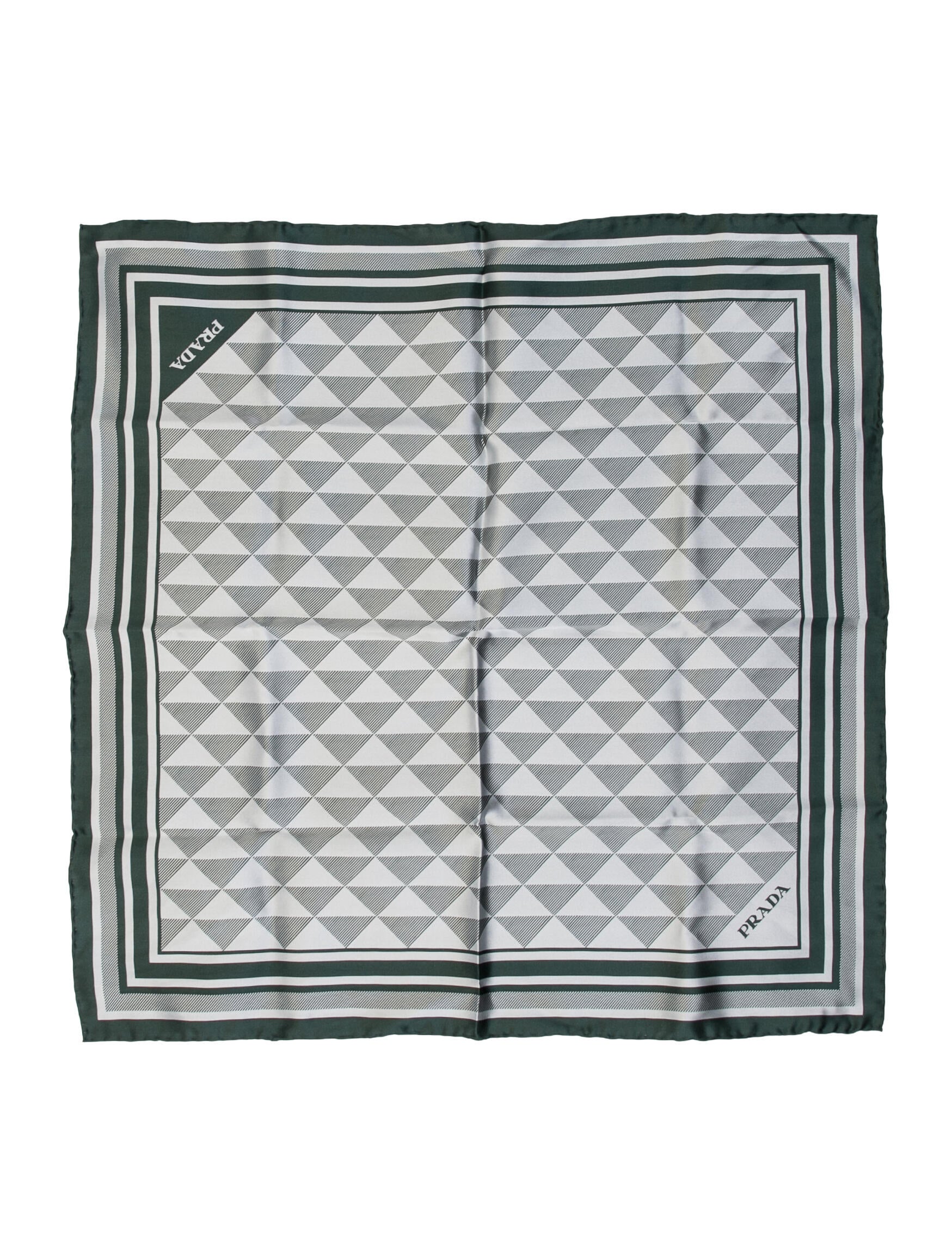 Prada Silk Printed Scarf w/ Tags