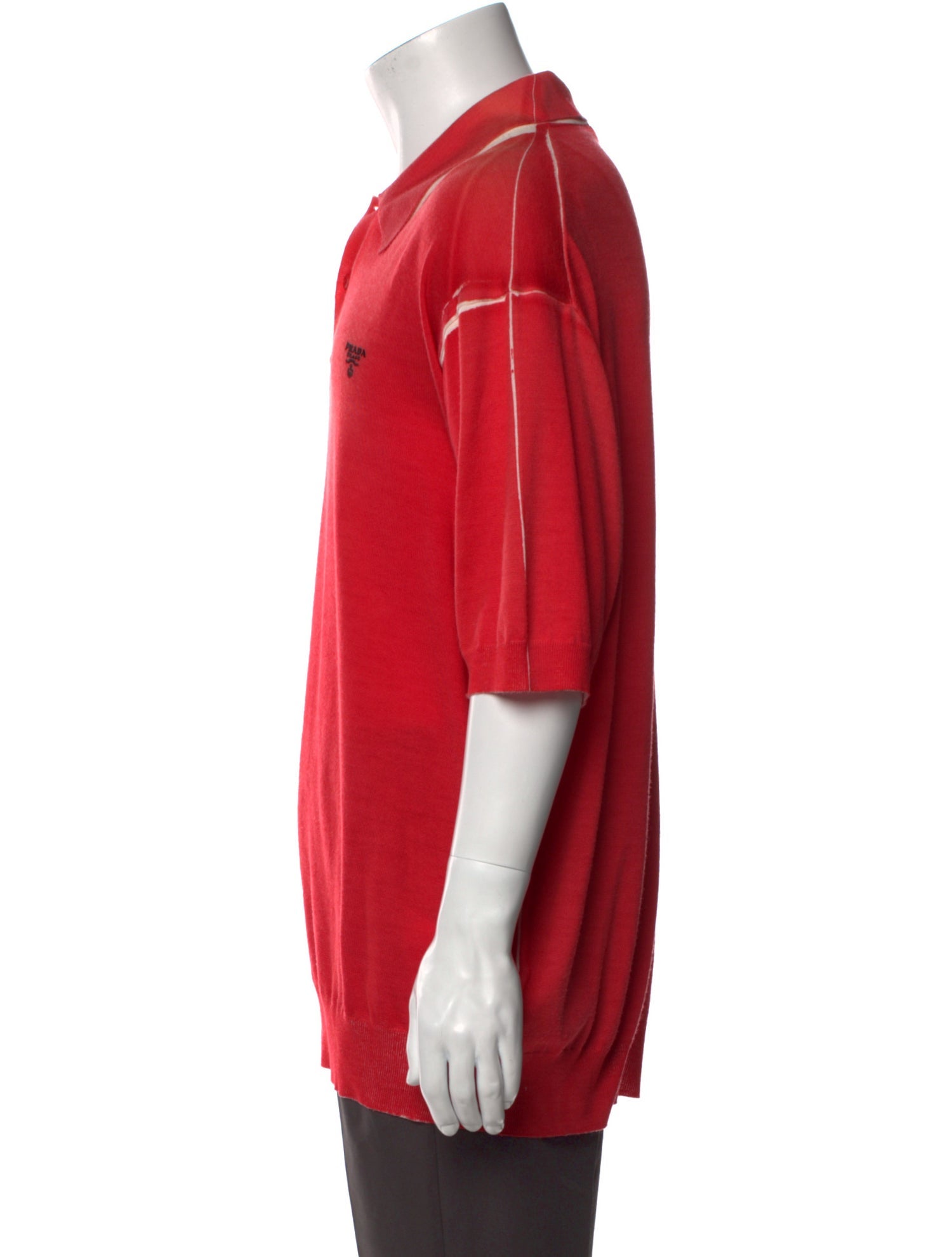 Prada 2022 Virgin Wool Polo Shirt