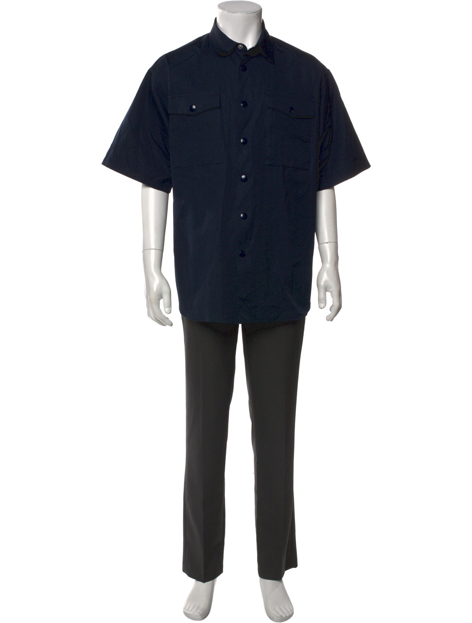 Prada 2020 Enameled Metal Triangle Shirt