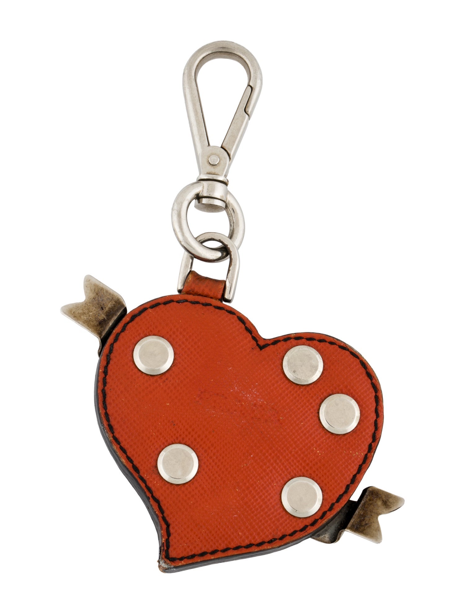 Prada Women's Leather Keychain