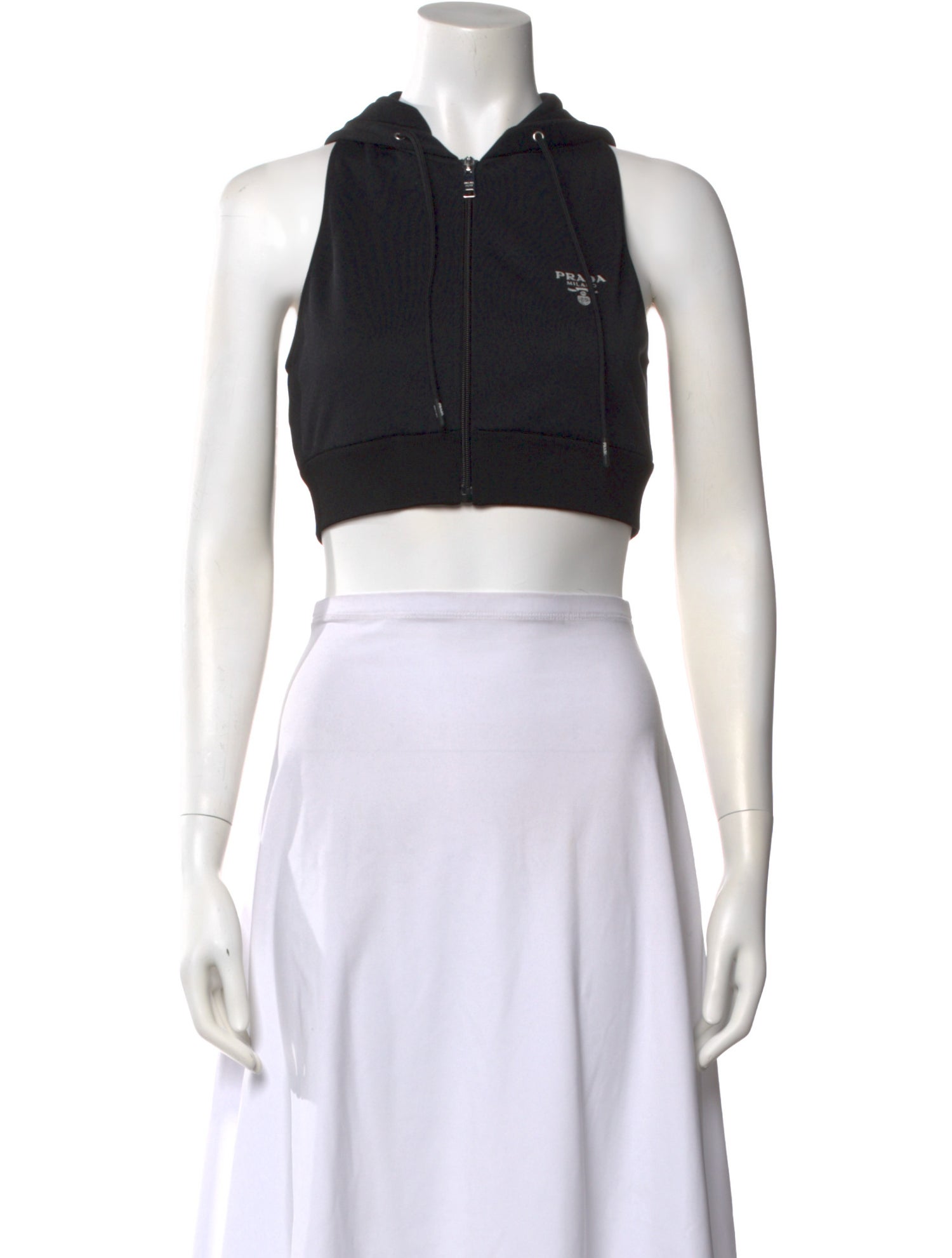 Prada 2022 Crew Neck Crop Top