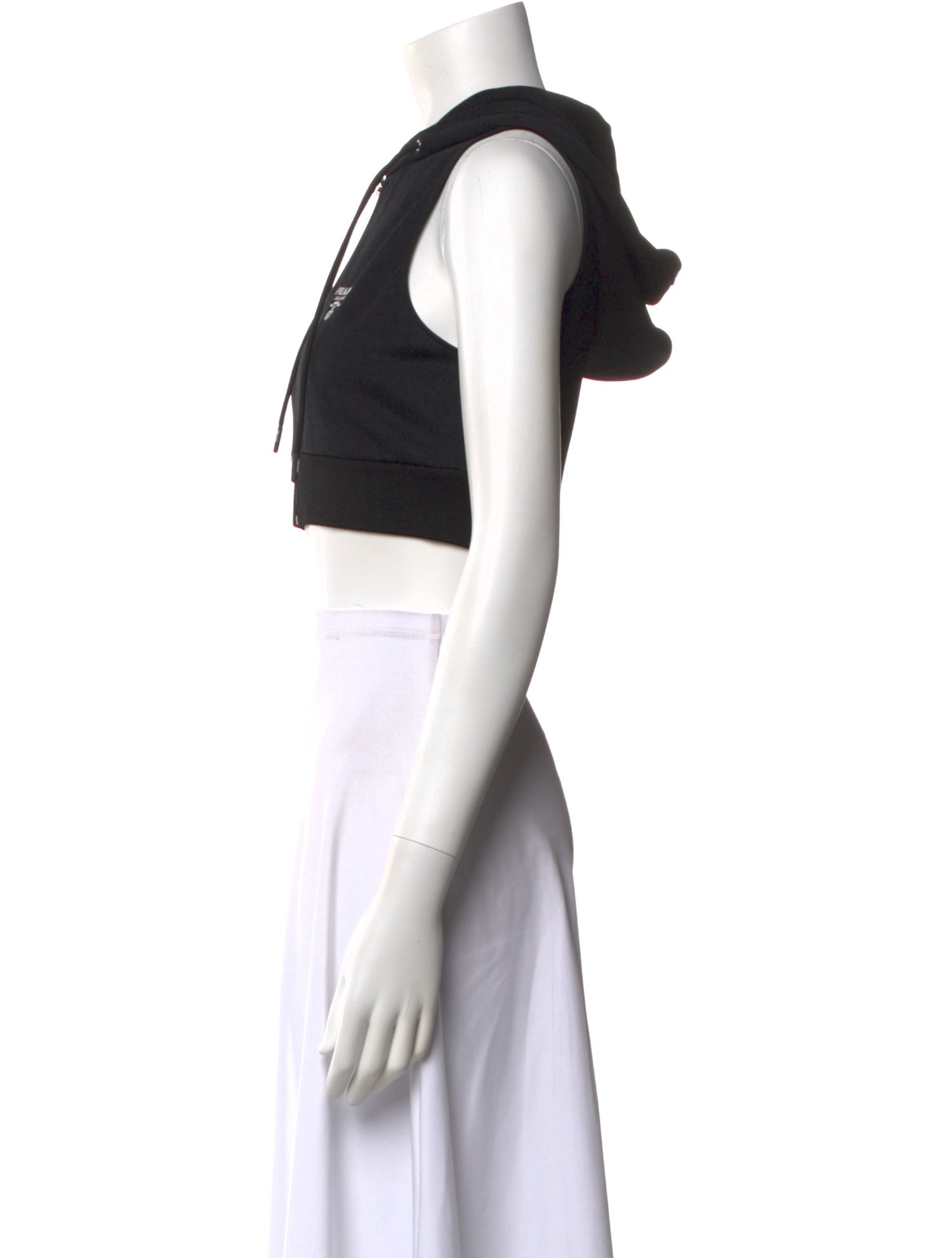 Prada 2022 Crew Neck Crop Top