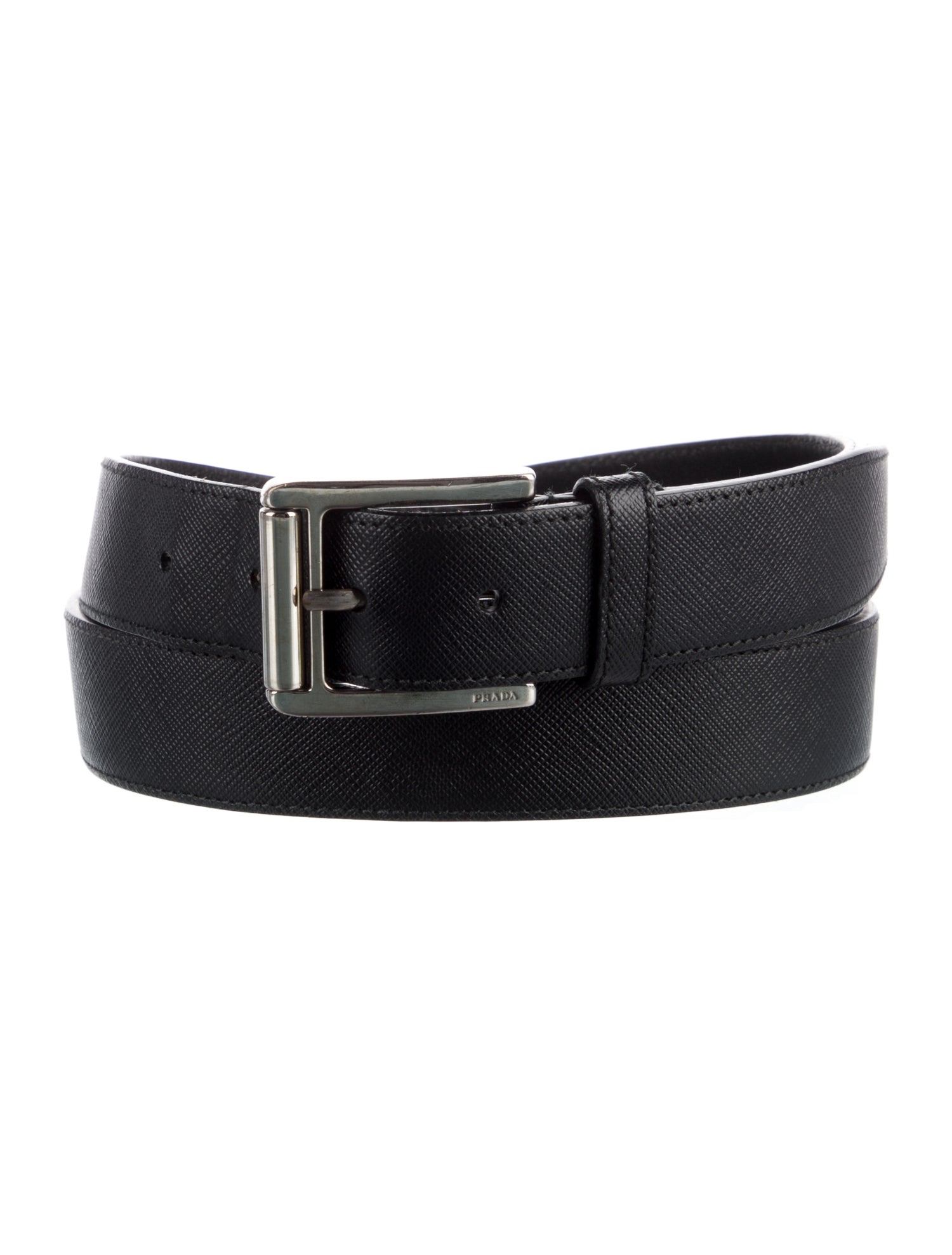 Prada Vintage Saffiano Leather Waist Belt