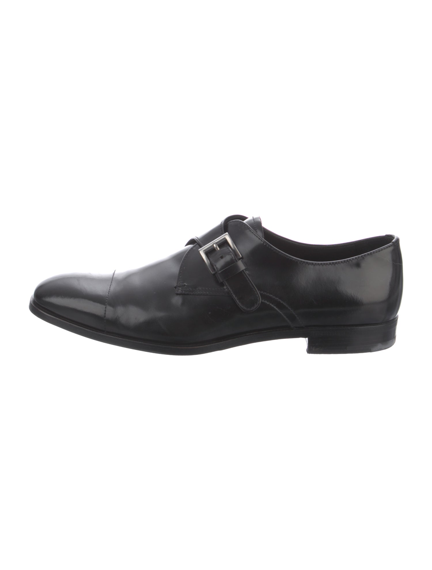 Prada Leather Monk Straps