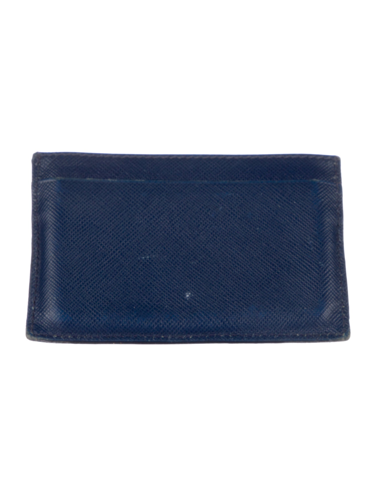 Prada Saffiano Metal Leather Card Holder