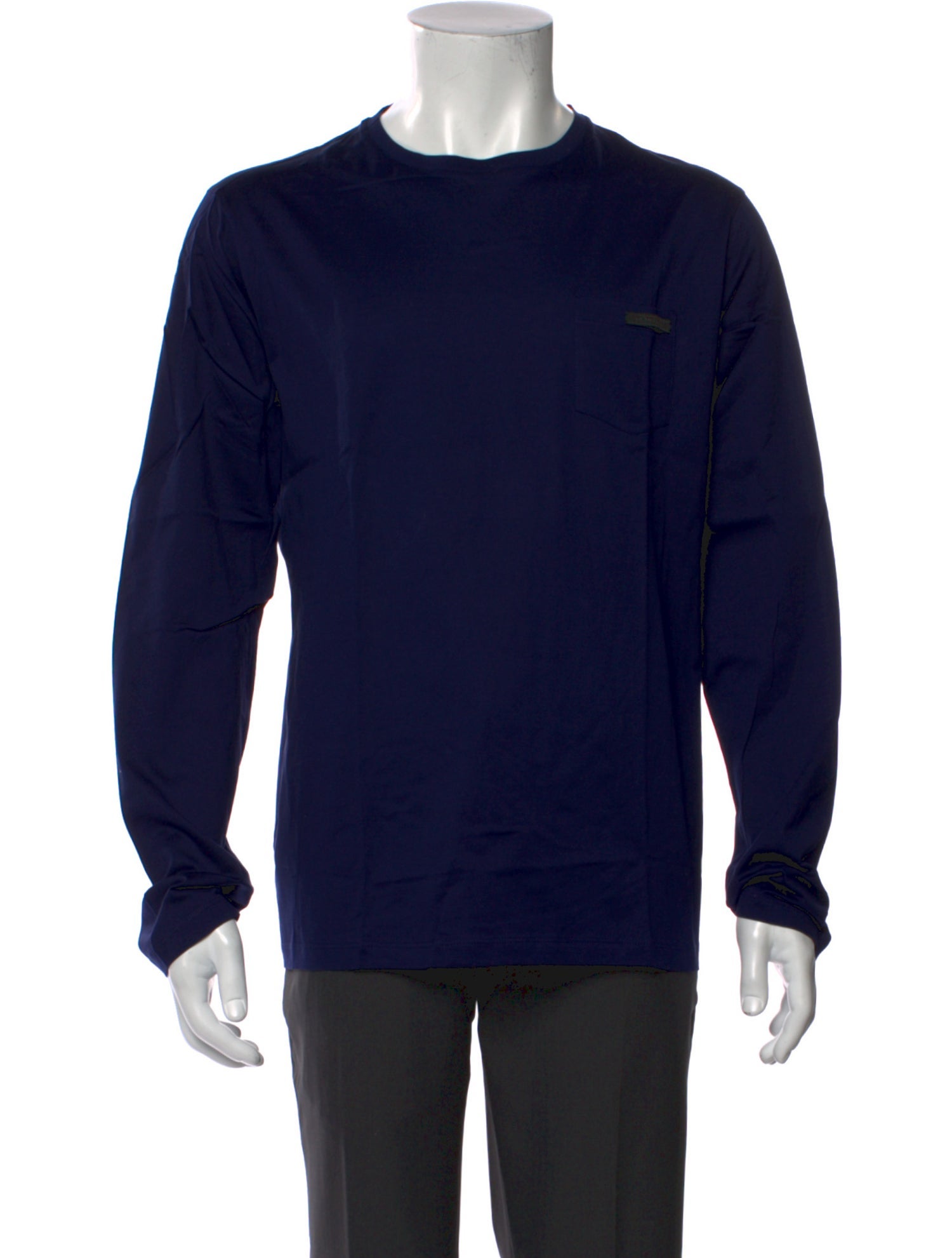 Prada Crew Neck Long Sleeve Henley