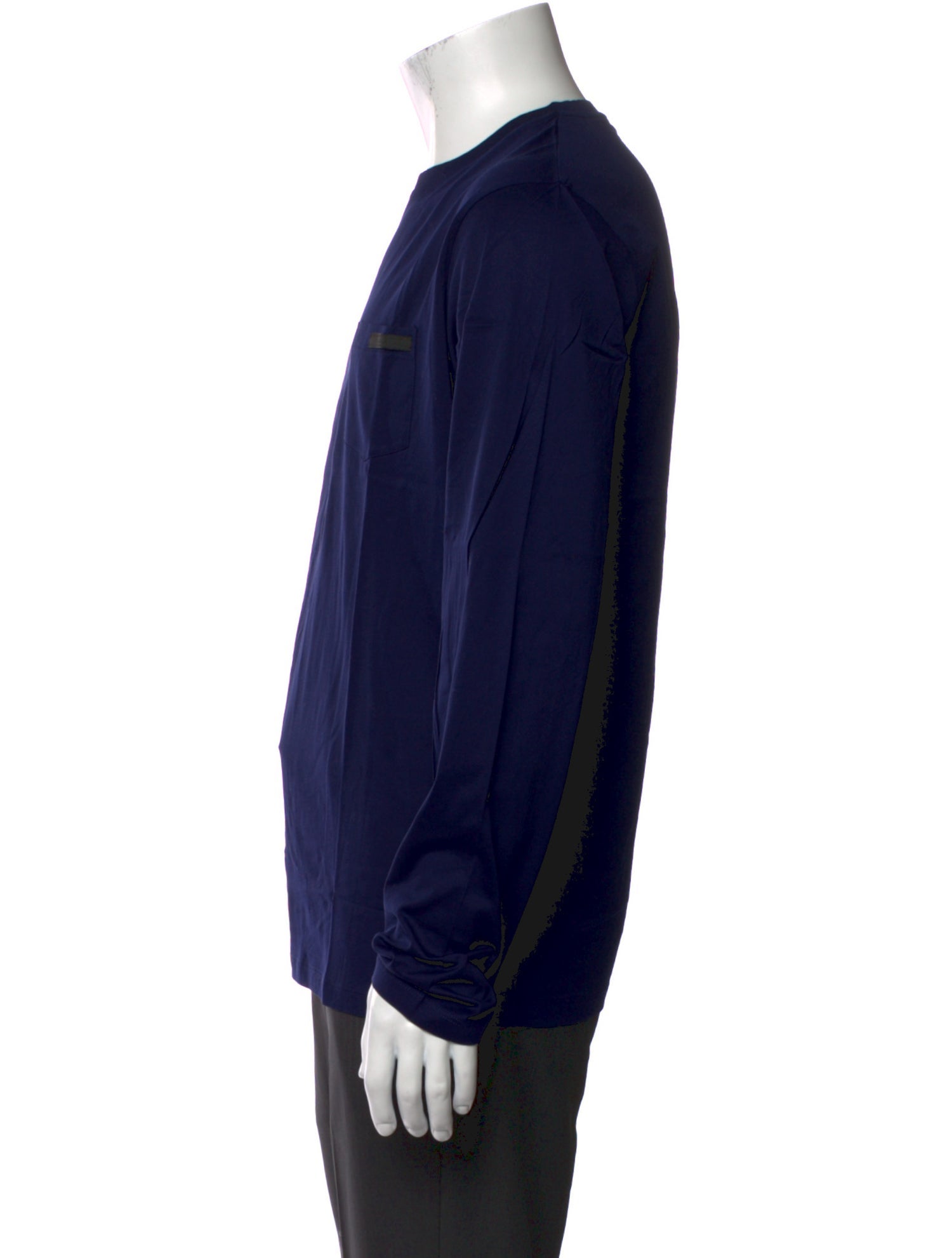 Prada Crew Neck Long Sleeve Henley