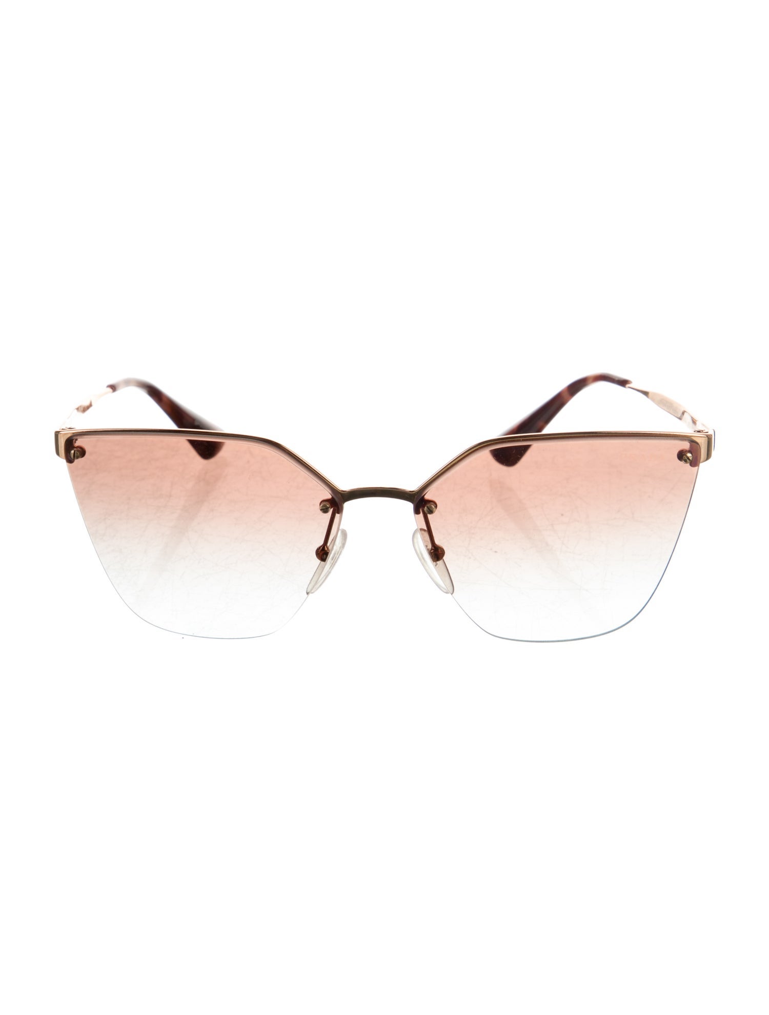 Prada Square Gradient Sunglasses