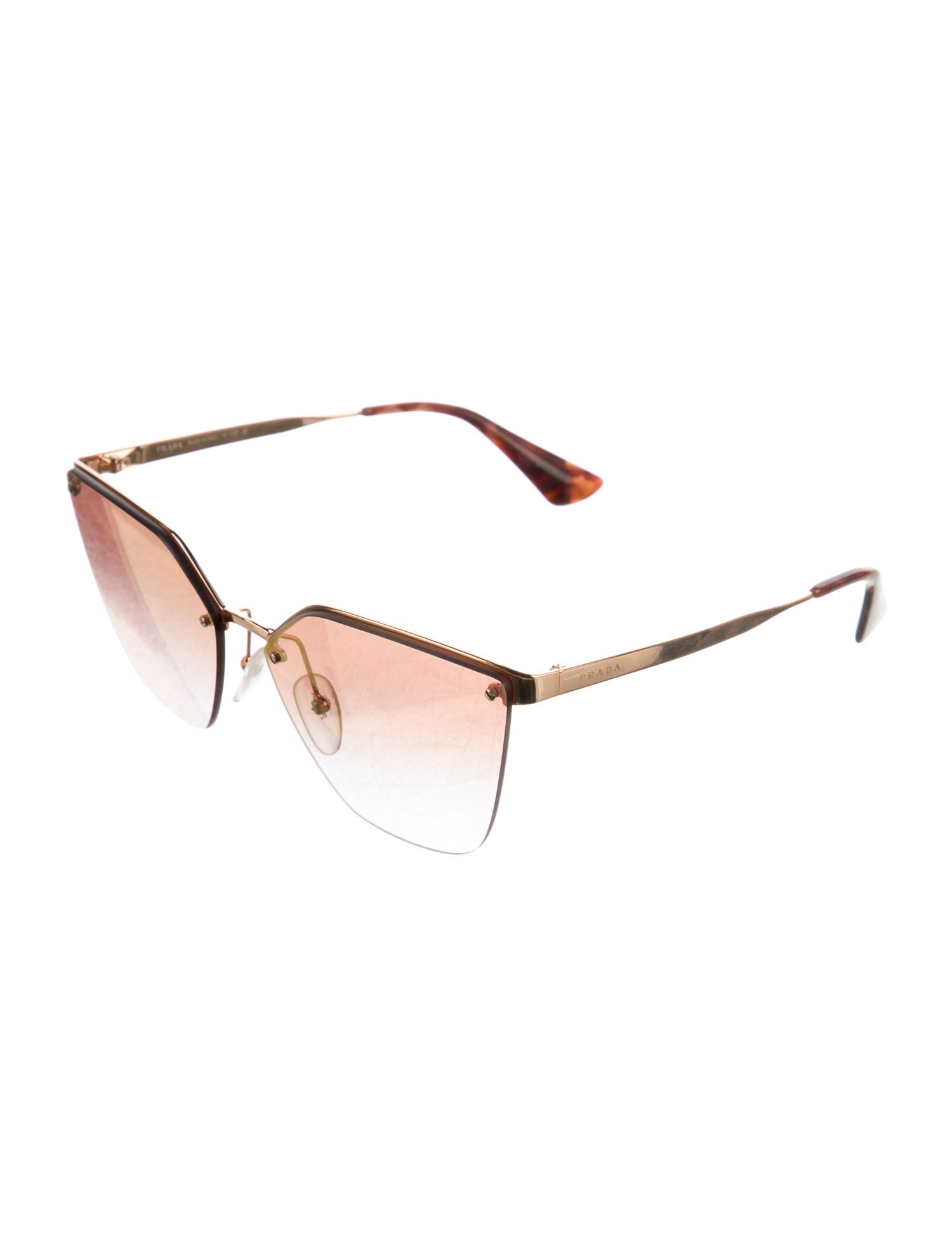Prada Square Gradient Sunglasses