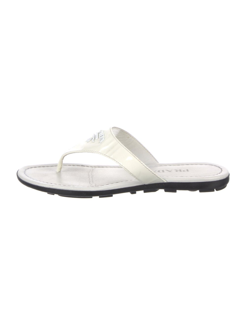 Prada Patent Leather Flip Flops - image 1