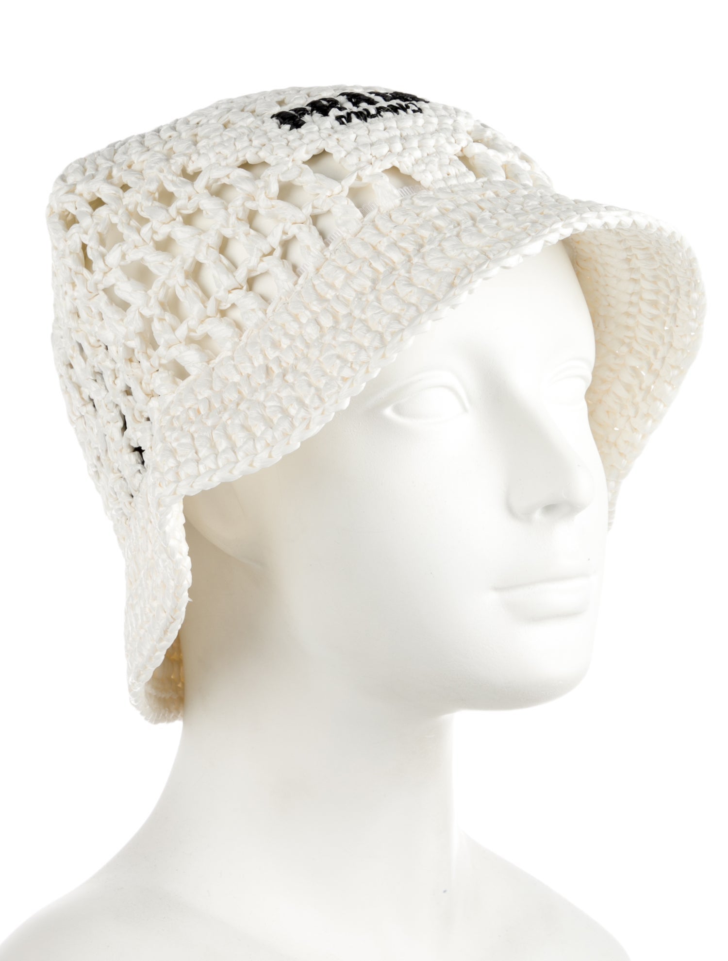 Prada raffia bucket hat